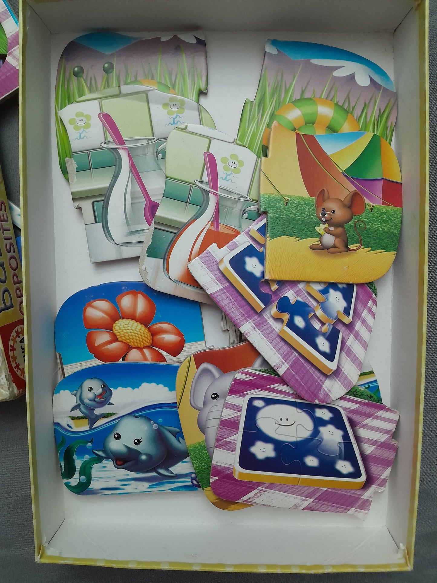 Lot 2 Puzzle-uri educative pentru copii - Set complet, ideal pentru dezvoltare