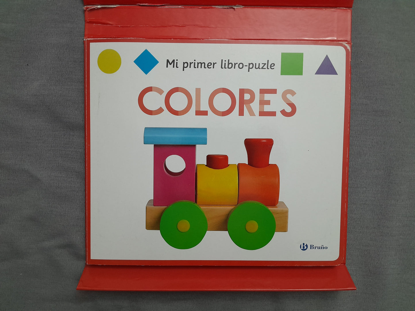 Cartea-Puzzle "Mi primer libro-puzle COLORES" (Spaniolă) - Jucărie și manual educativ