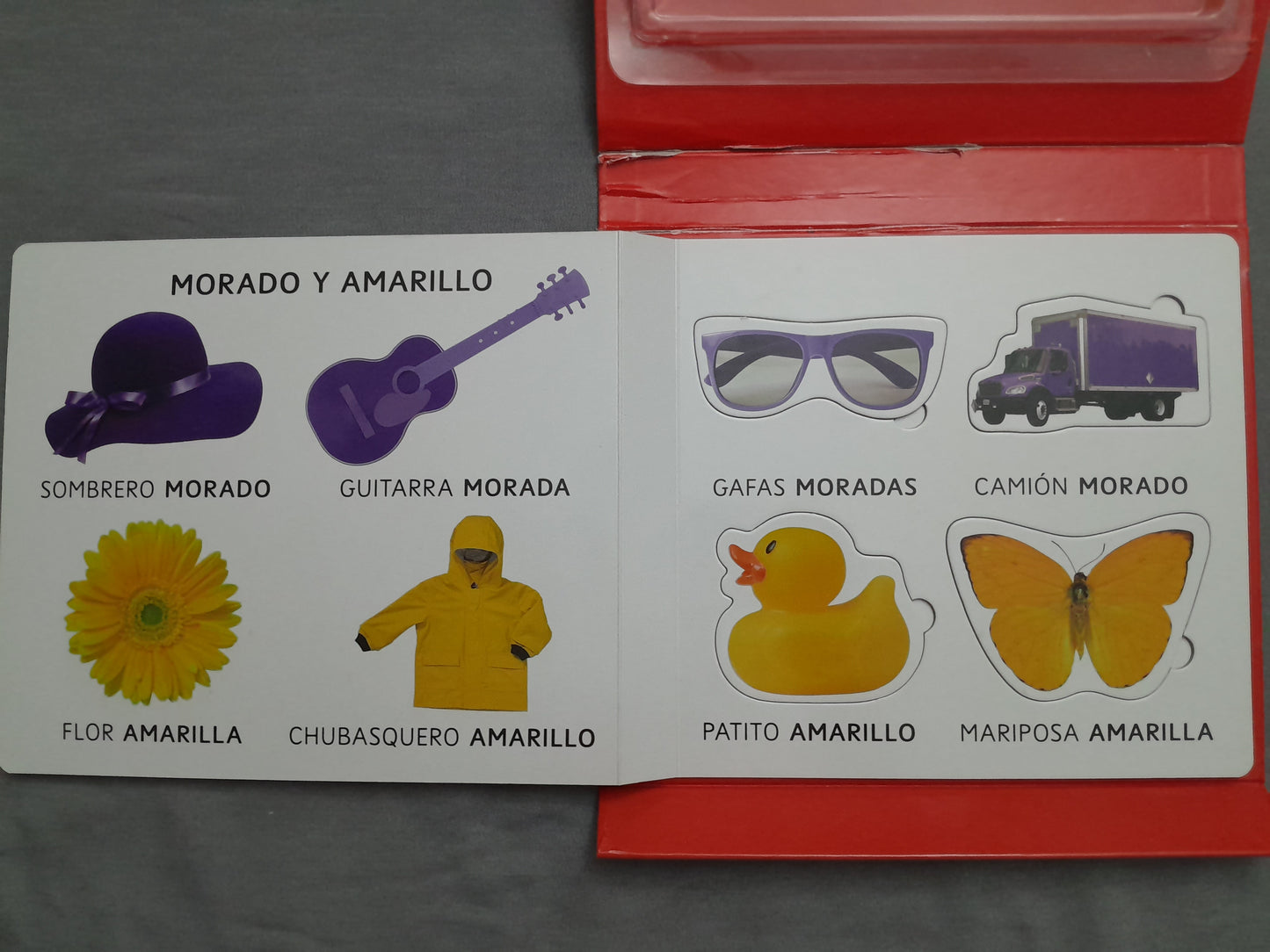 Cartea-Puzzle "Mi primer libro-puzle COLORES" (Spaniolă) - Jucărie și manual educativ