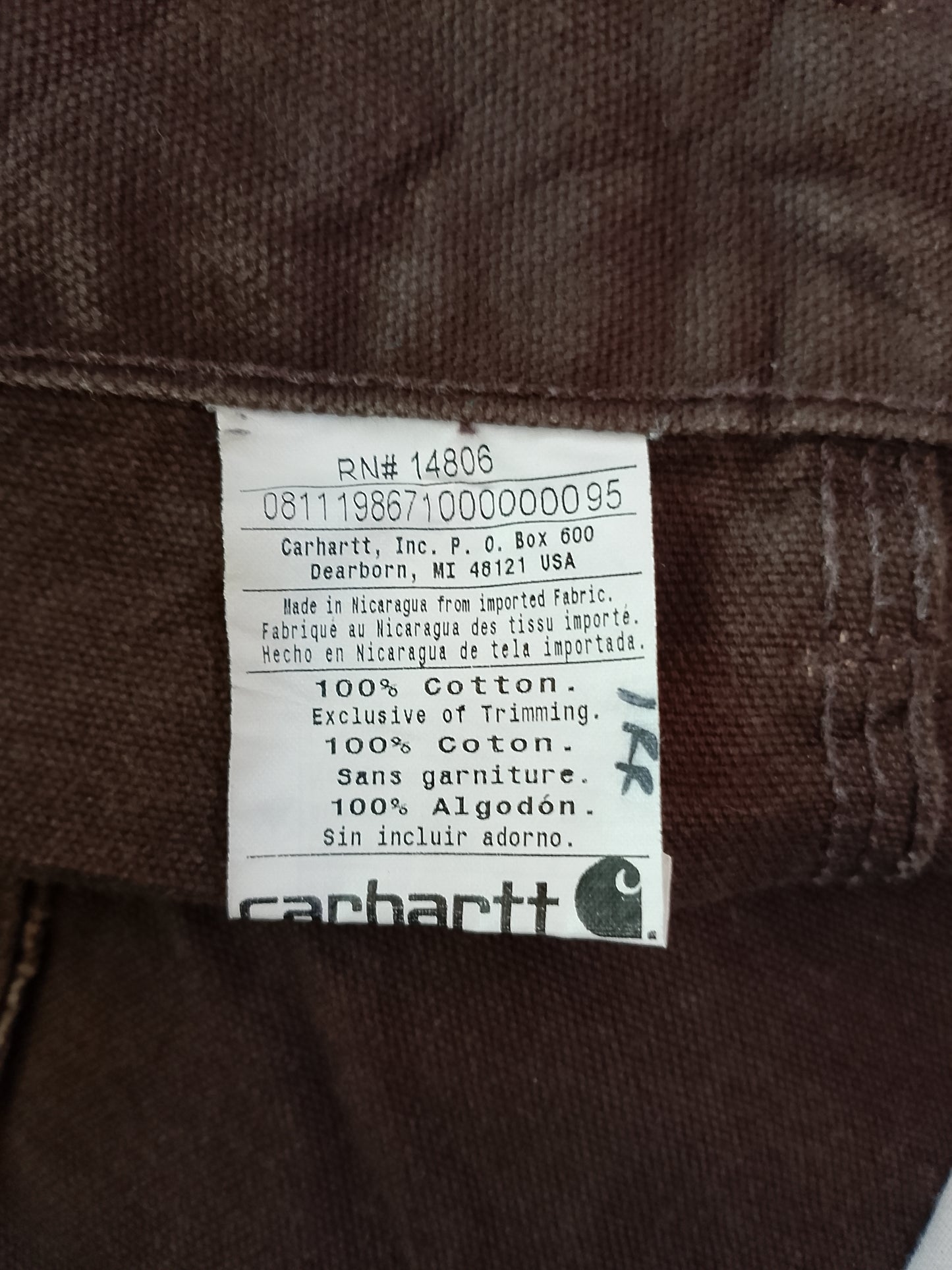 Pantaloni Carhartt, Model Carpenter - Calitate Legendară și Rezistență Maximă!