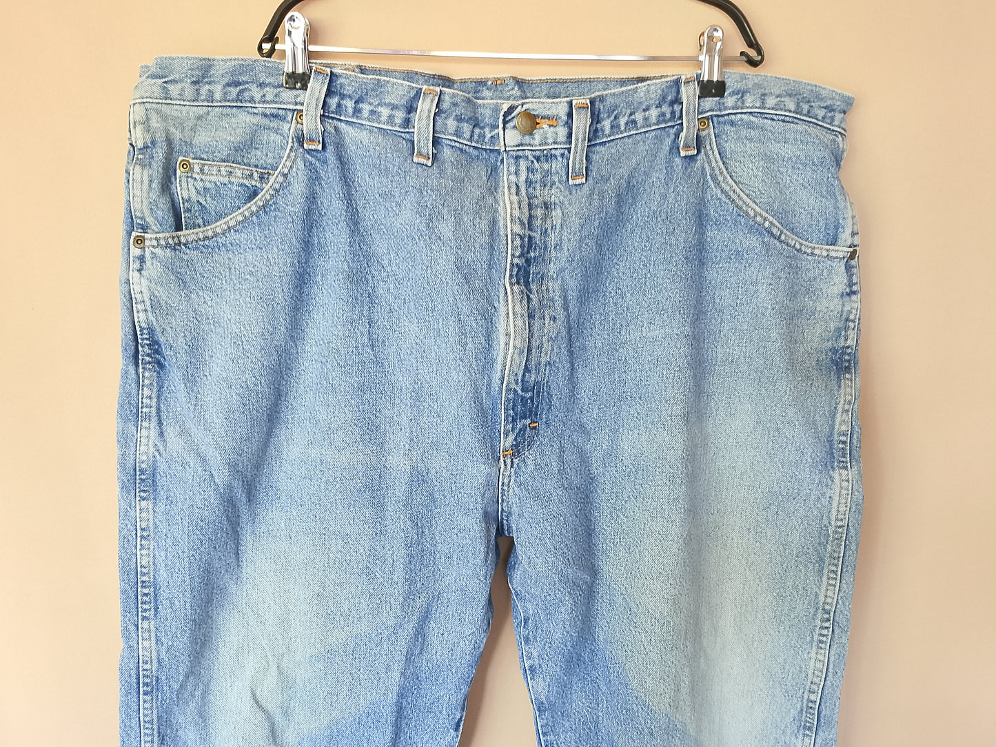 Blugi Originali Wrangler, Albastru Deschis - Stil Clasic Autentic!