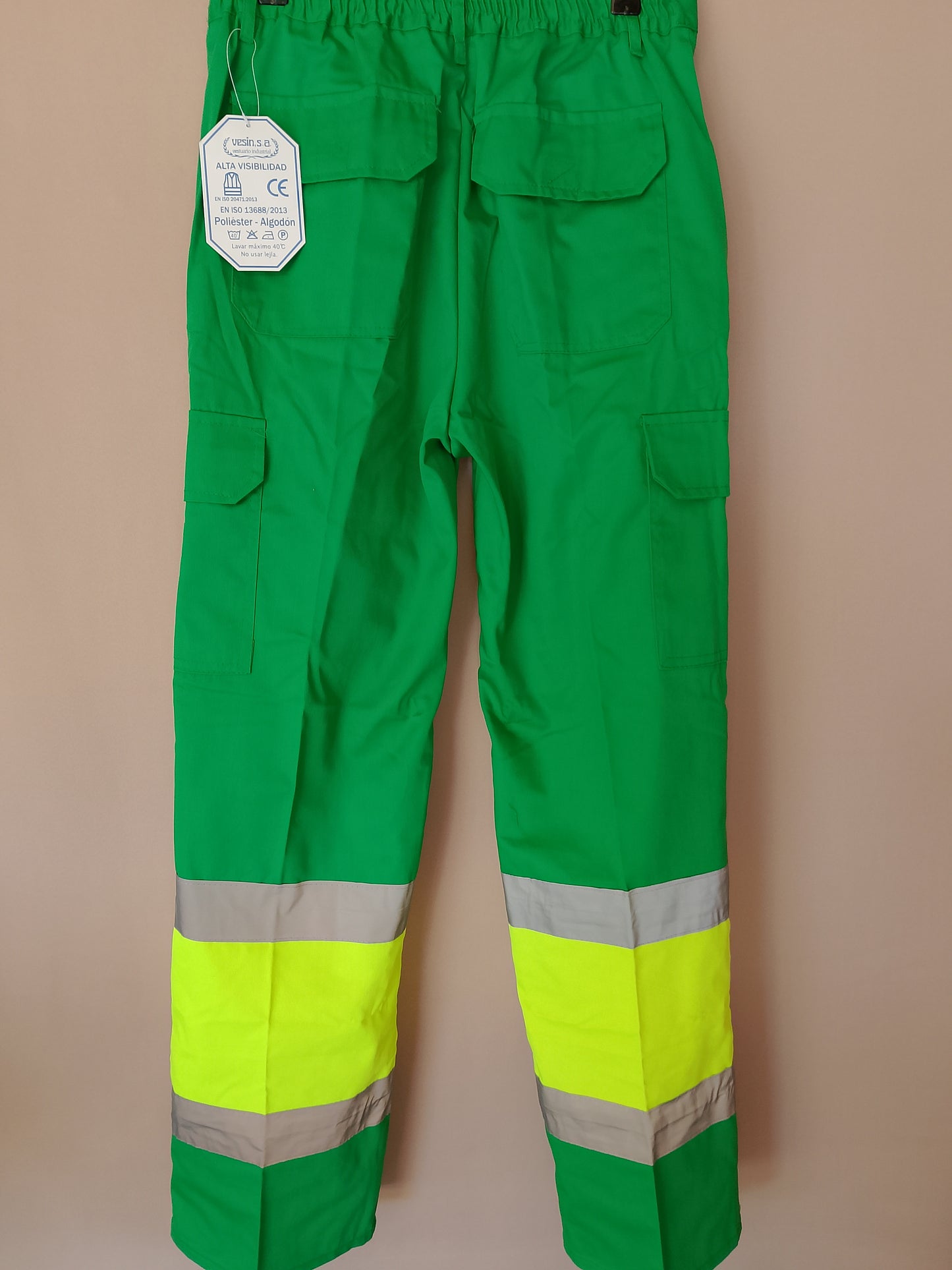 Pantaloni de înaltă vizibilitate VESIN, Mărimea 44 - Siguranța pe primul loc!