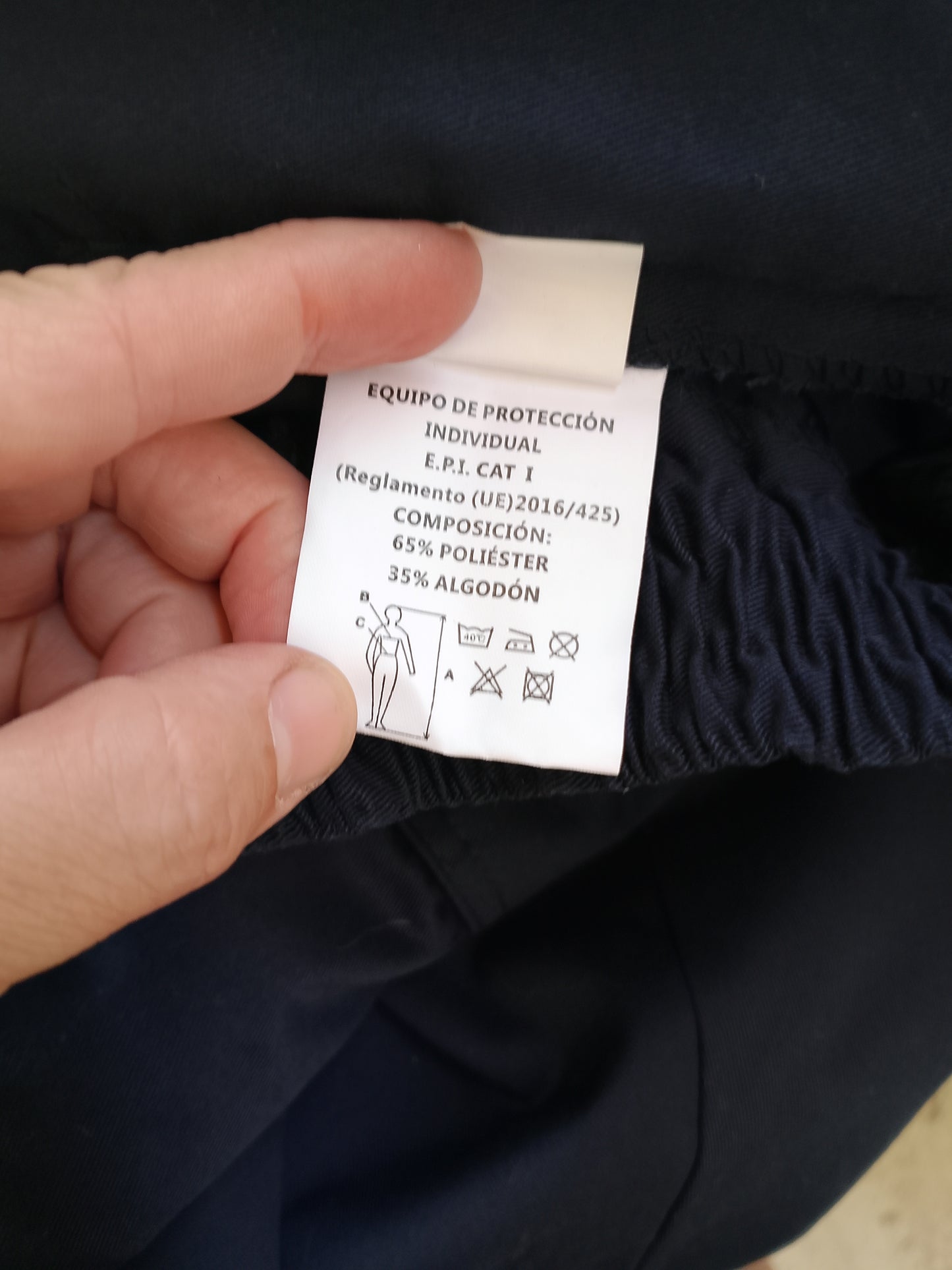 Pantaloni de lucru bleumarin, Mărimea 60 - Grosi si captusiti. Pentru zilele reci.