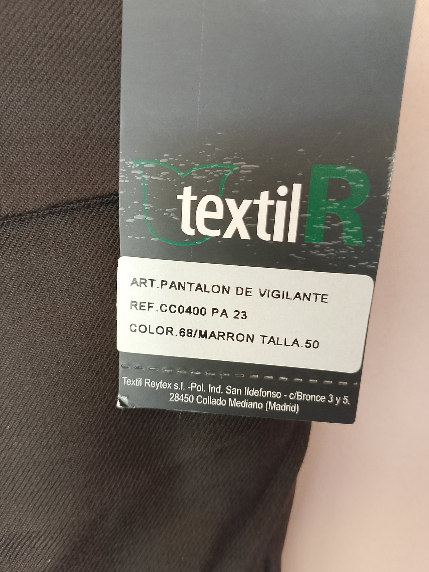 Pantaloni de vigilență "Textil Reytex" - Siguranță și profesionalism. Marime 50