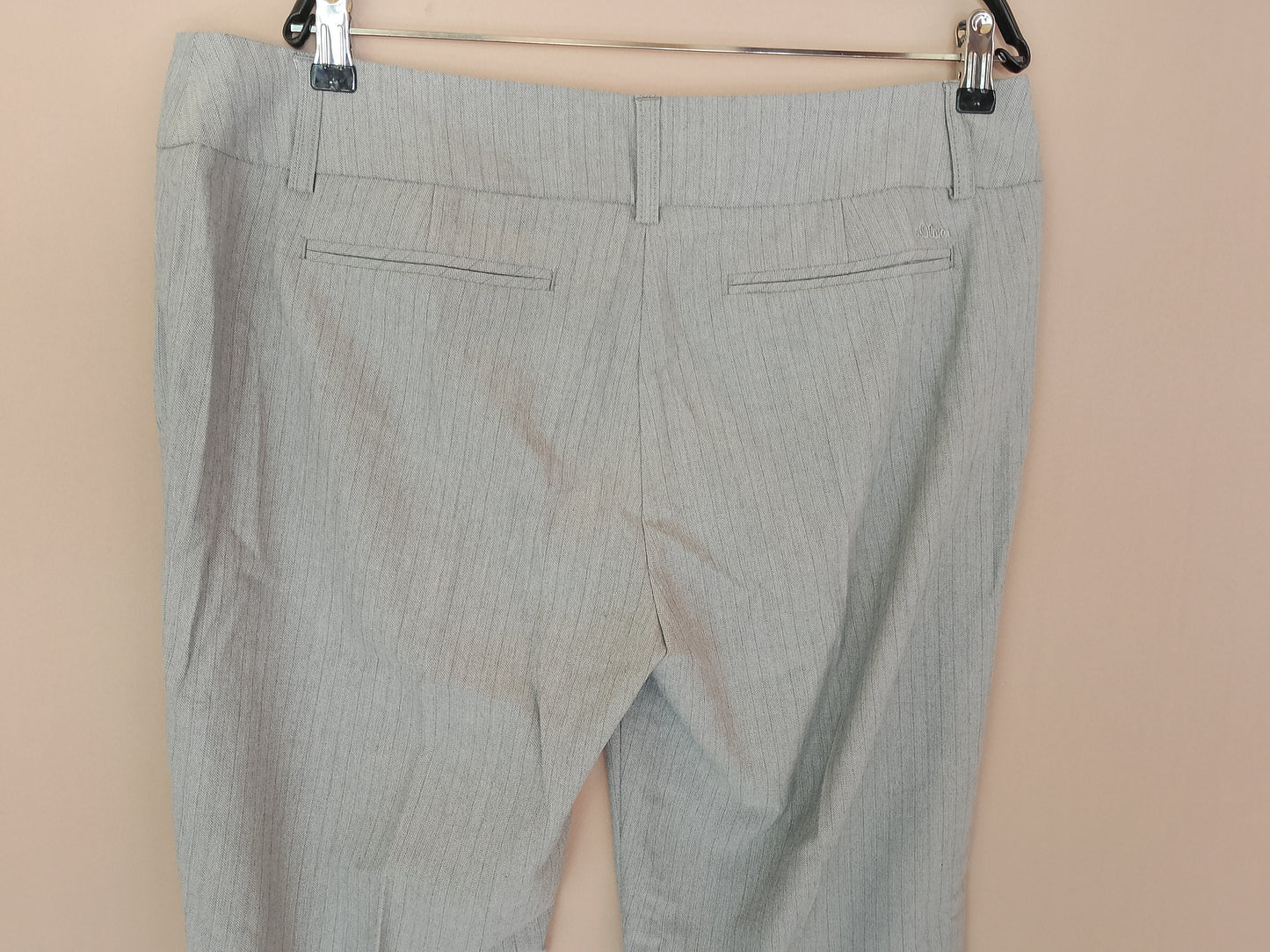 Pantaloni eleganți s.Oliver, de damă, gri deschis - Noi, cu etichetă! Marime 44