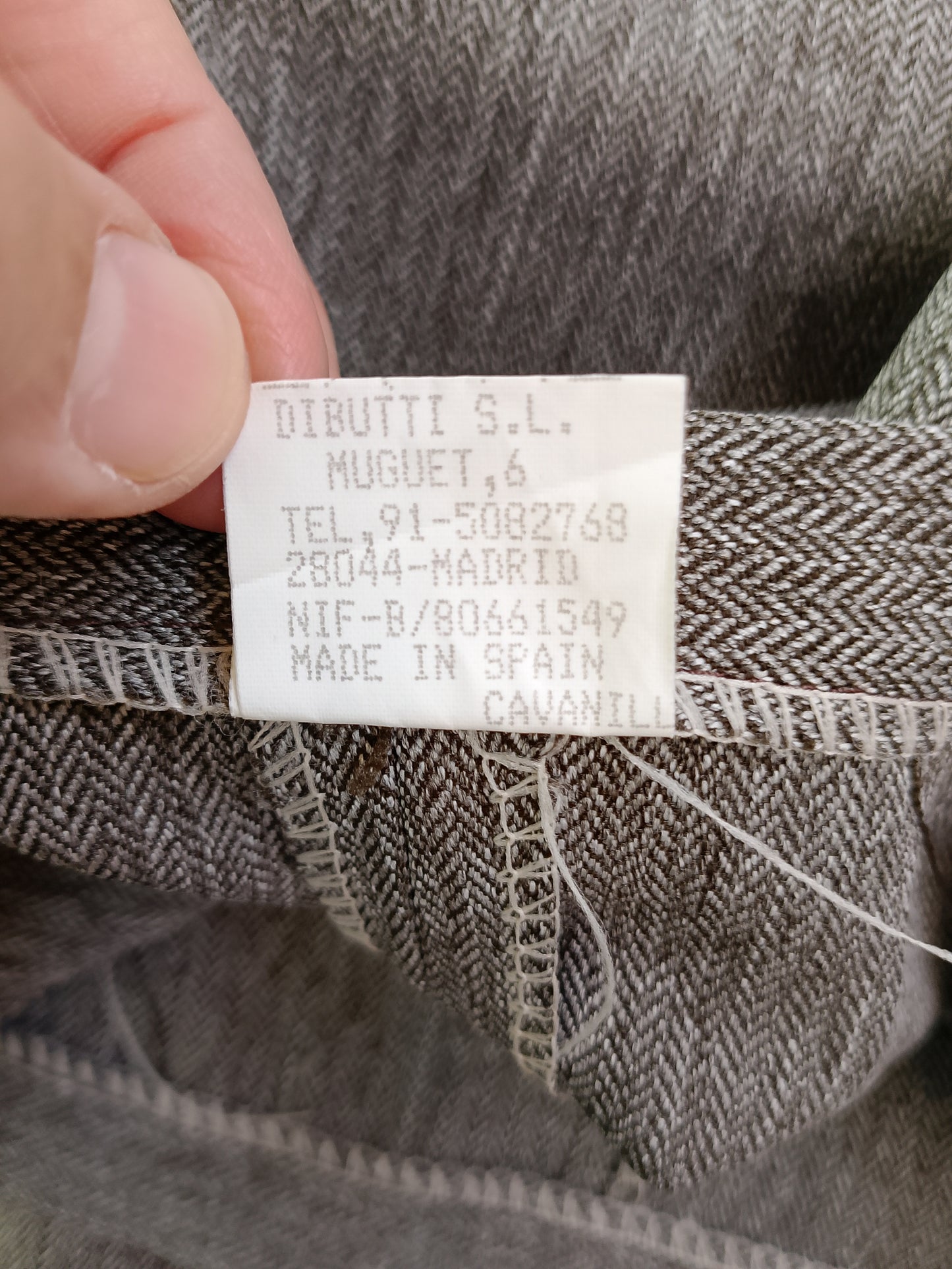 Pantaloni eleganți de damă, gri texturat, mărimea 52, DIBUTTI - Eleganță și confort la un preț imbatabil!
