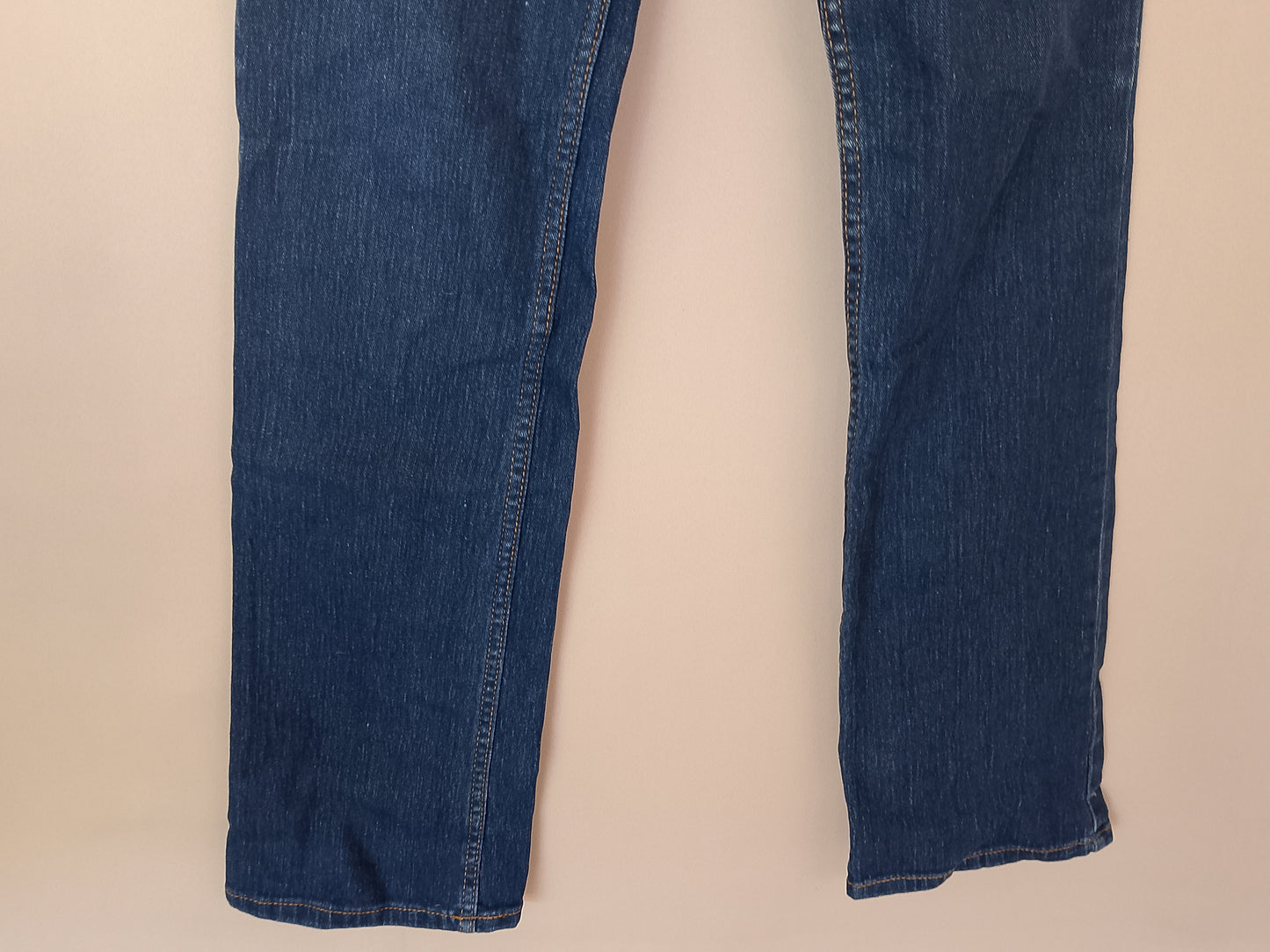 Jeans de maternitate, albaștri, mărimea 38 - Confort și stil pentru viitoarele mămici!