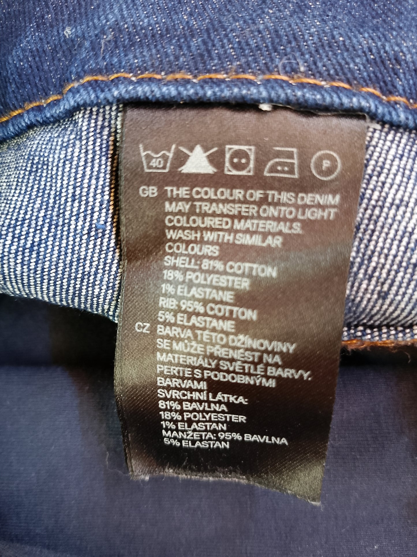 Jeans de maternitate, albaștri, mărimea 38 - Confort și stil pentru viitoarele mămici!