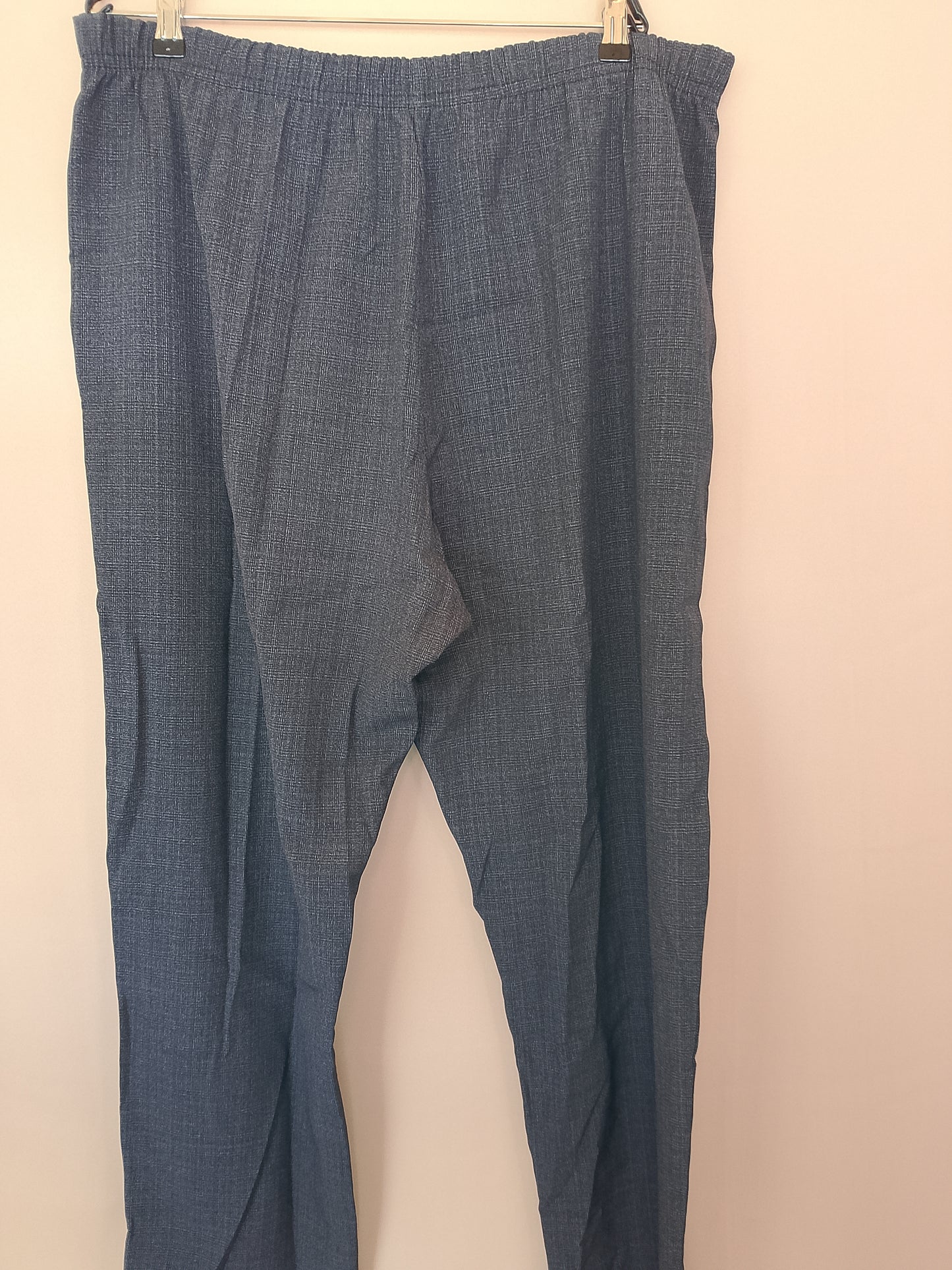 Pantaloni de damă casual, cu textură plisată, talie elastică - Confort și stil pentru fiecare zi!