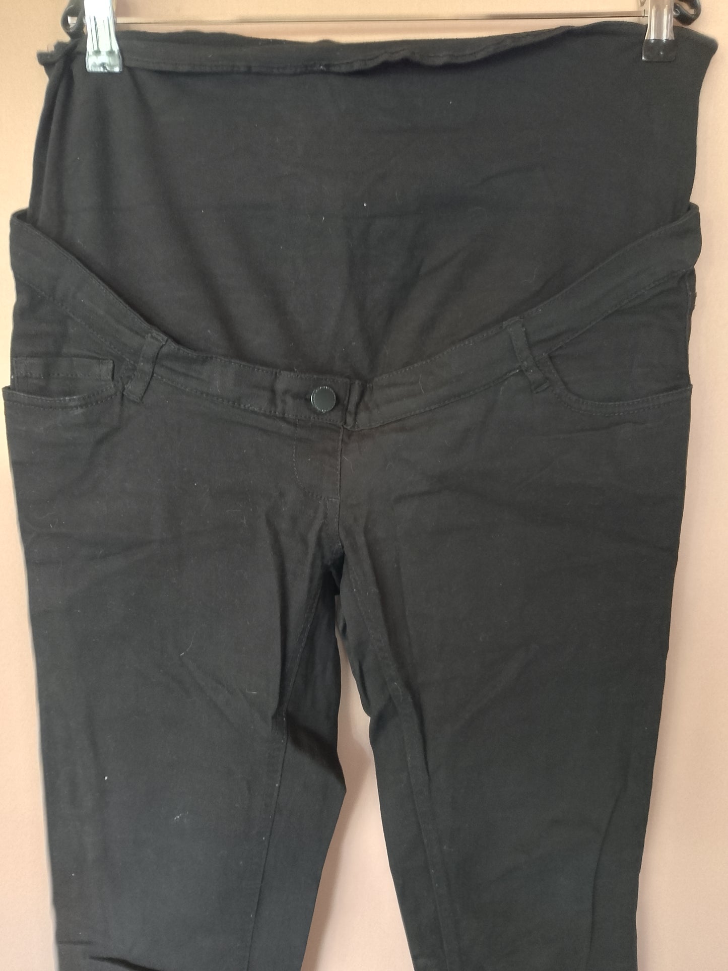 Pantaloni de sarcină negri Kiabi - Un Must-Have Confortabil și Elegant! Marime 40.
