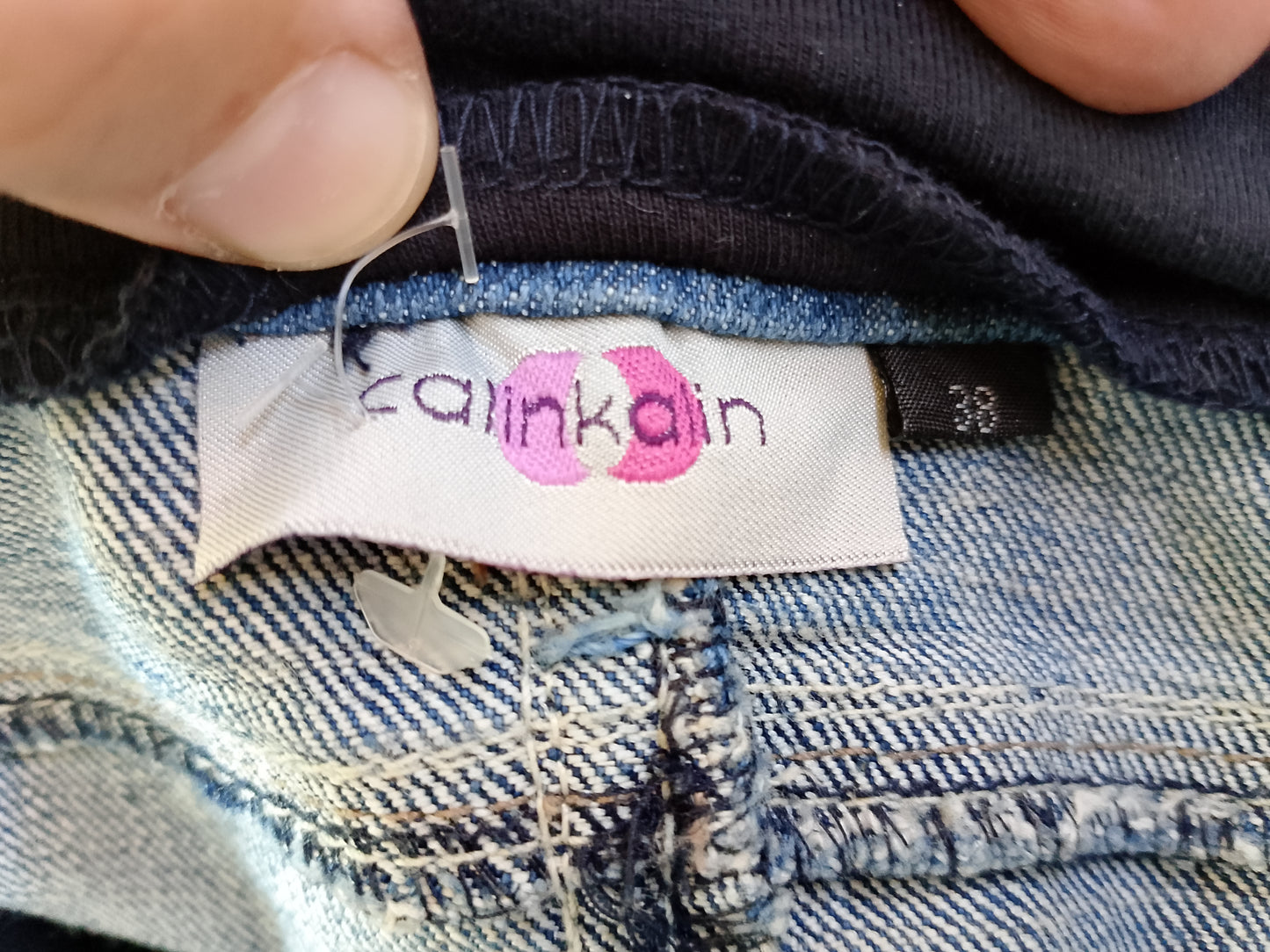 Fustă de Blugi de Sarcină Calinkain, Mărimea 38 - Stil Clasic și Confort pentru Zilele Călduroase!