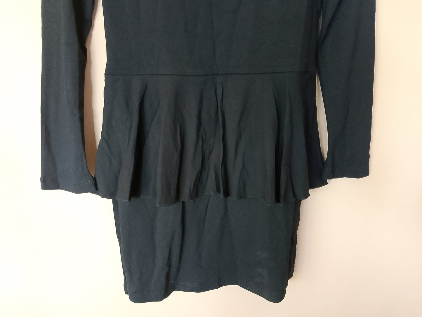 Top/Rochie Mini Steilmann, Tip Peplum - Eleganță Clasic Neagră!