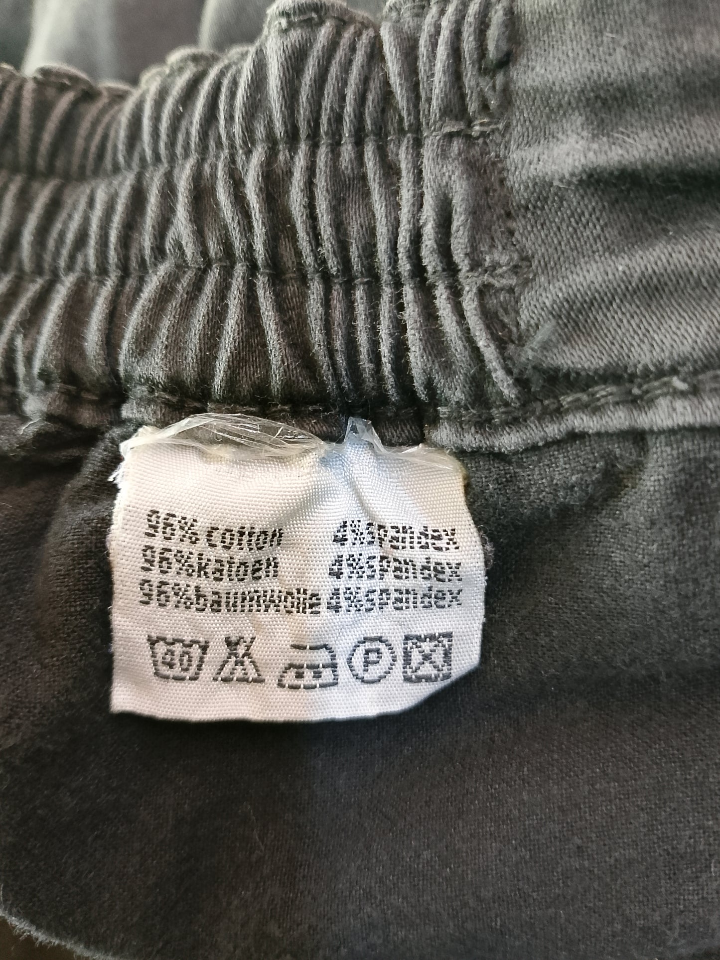 Fustă de Blugi Marime Mare - Model Clasic, Gri Închis, Talie Elastică!