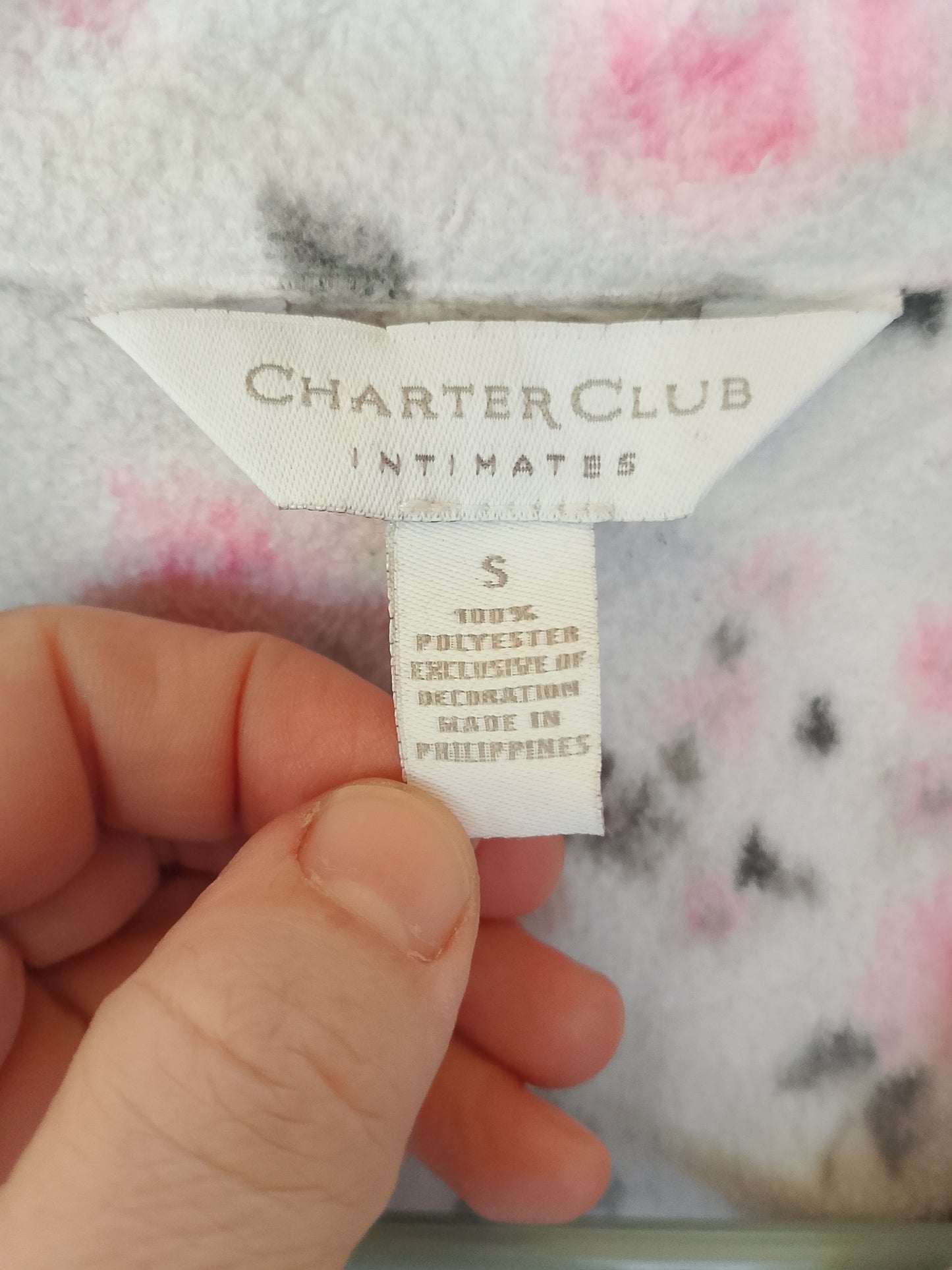 Pijama Pufoasă de Damă Charter Club, mărimea S - Perfectă pentru nopți confortabile!