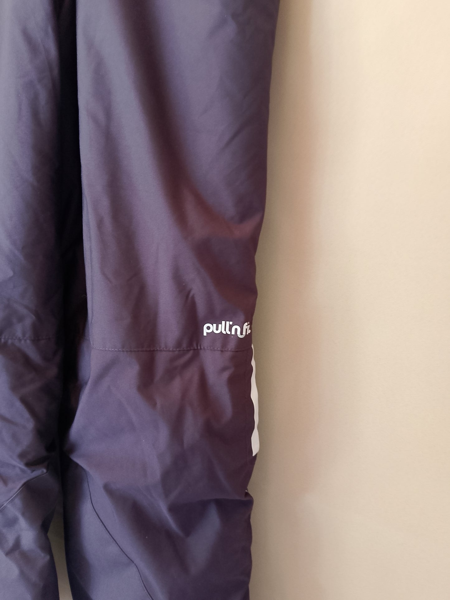 Costum de schi/snowboard Wed'ze, pentru copii, mov cu detalii portocalii, ideal pentru pârtie