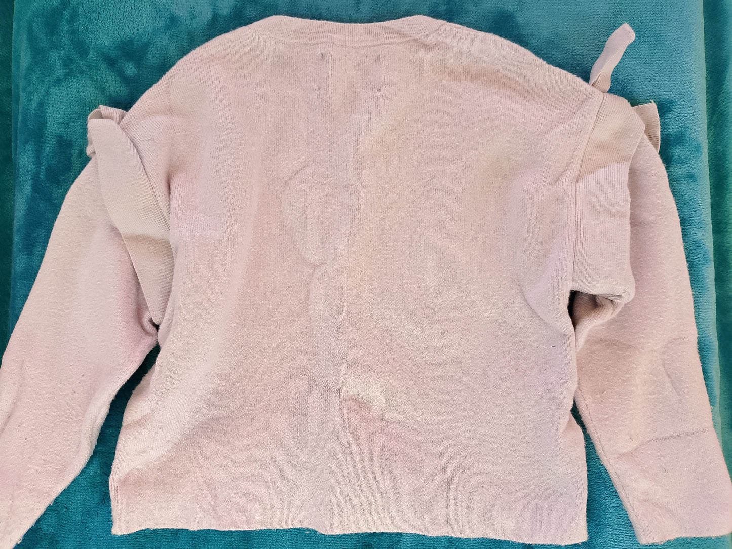 Pulover Zara Baby cu funde pe umeri - un model chic pentru cei mici! 6-7 ani.