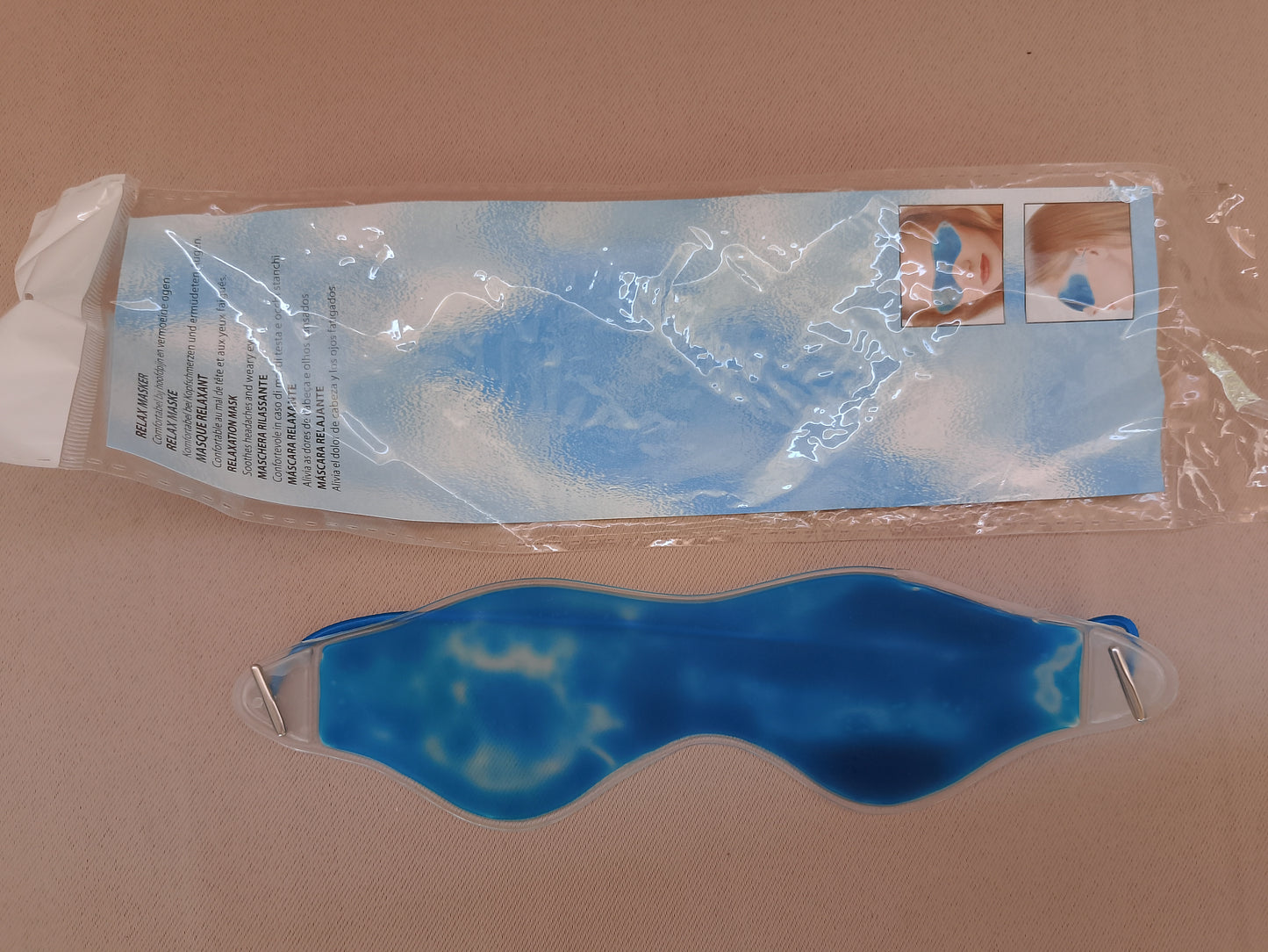 Relaxare Instantă: Mască Gel Ochi pentru Compresă Rece/Caldă – NOUĂ!