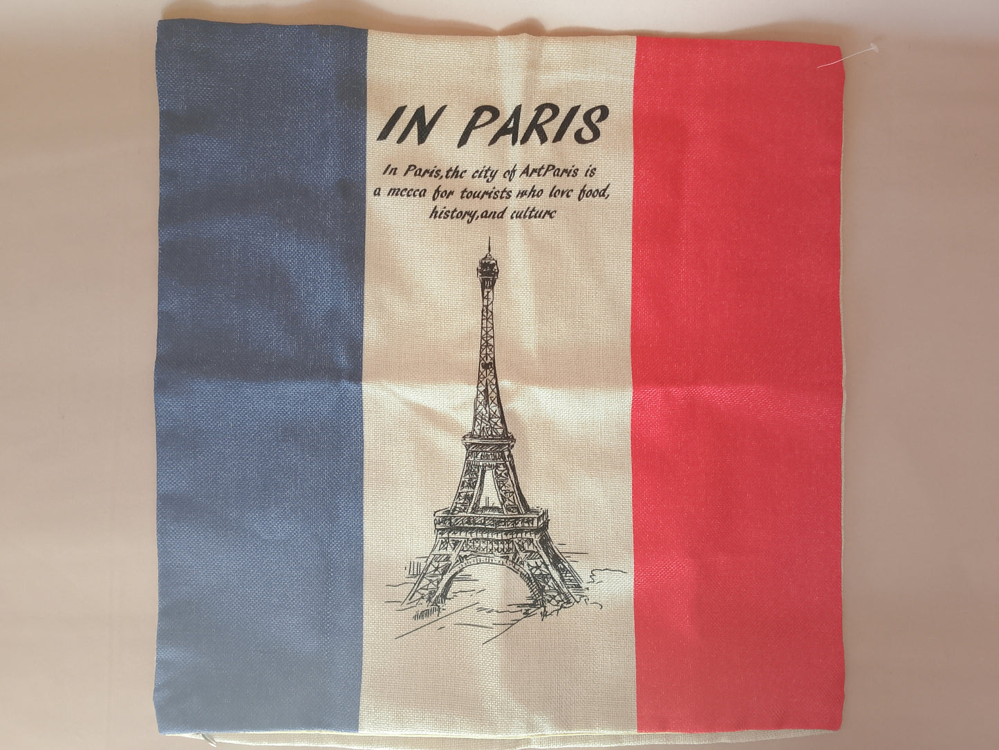 Față de pernă decorativă "In Paris" - 45x45 cm