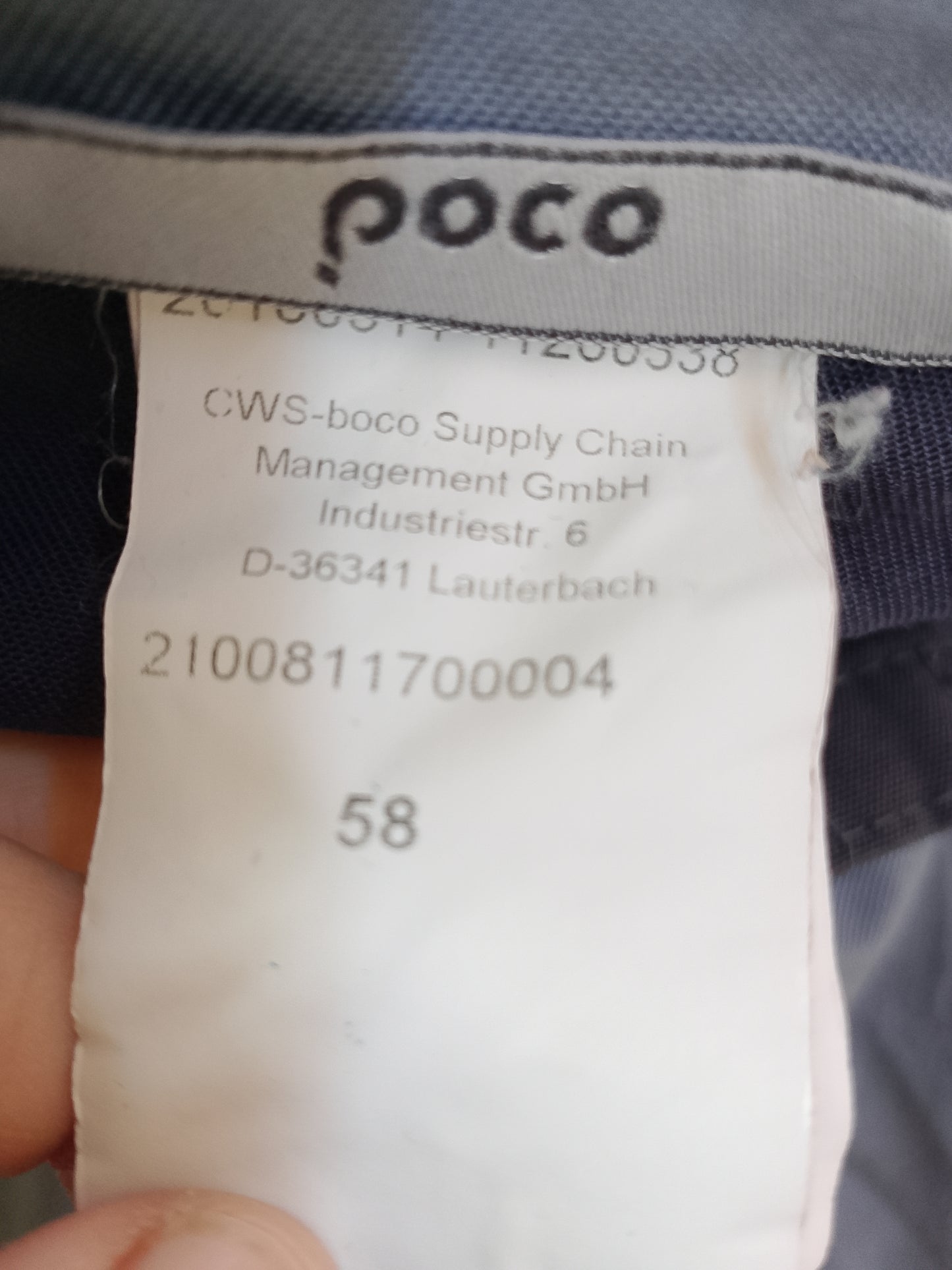 Pantaloni de Lucru CWS-boco, Mărimea 58 - Calitate Germană, Ideali pentru Meseriași!