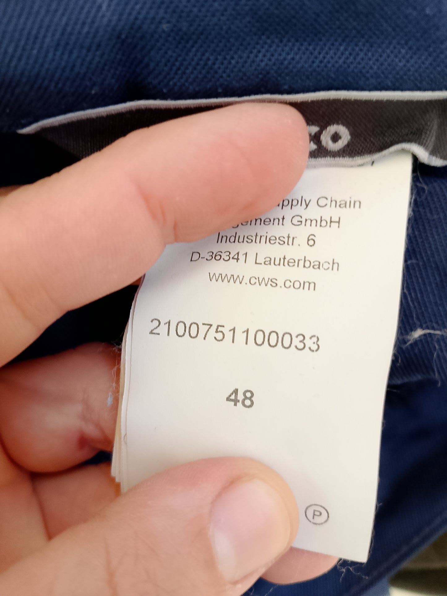 Pantaloni de Lucru CWS-boco, Albastru Marin - Mărimea 48, Design Rezistent!