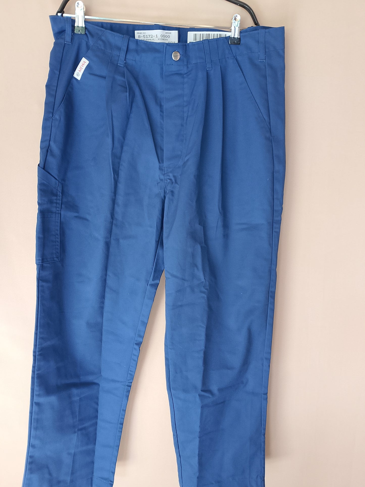 Pantaloni de Lucru Brode Koen, Albastru Regal - Stare Excelentă și Confort! Marime 54