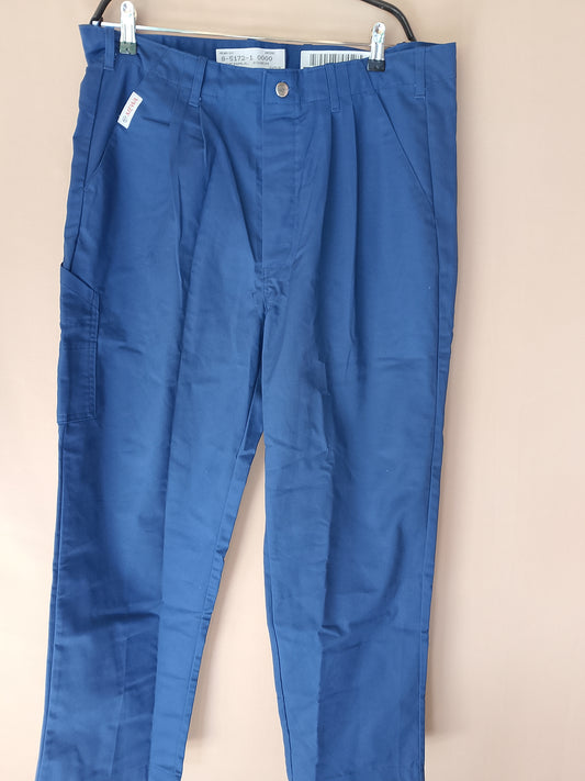 Pantaloni de Lucru Brode Koen, Albastru Regal - Stare Excelentă și Confort! Marime 54