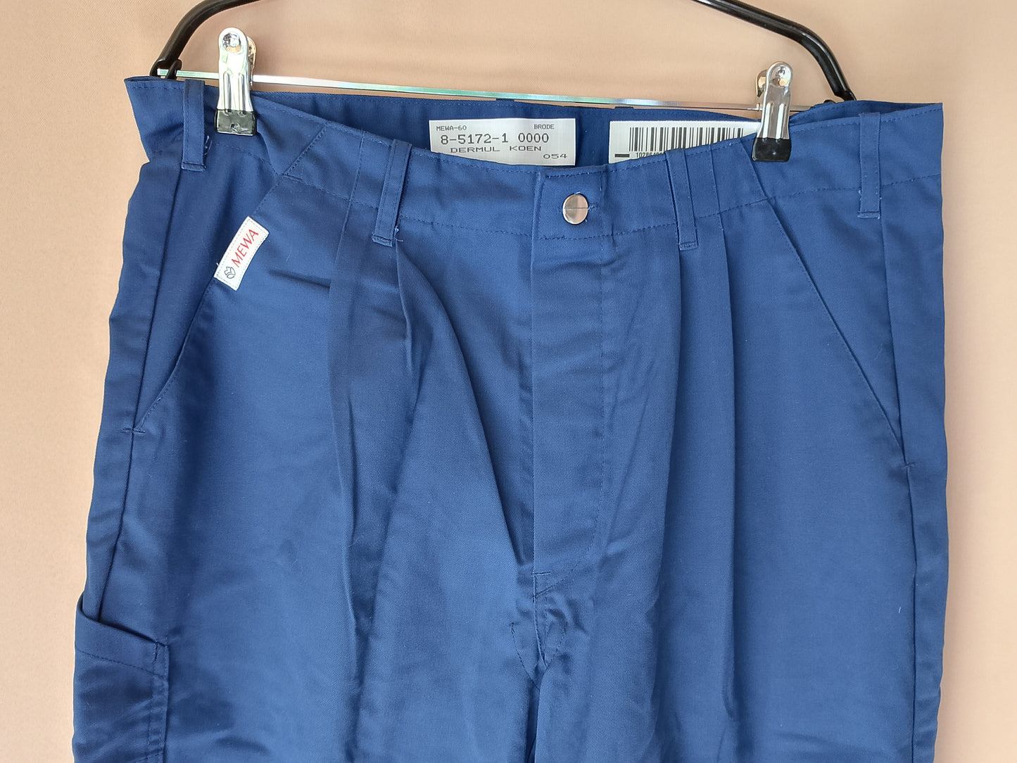 Pantaloni de Lucru Brode Koen, Albastru Regal - Stare Excelentă și Confort! Marime 54