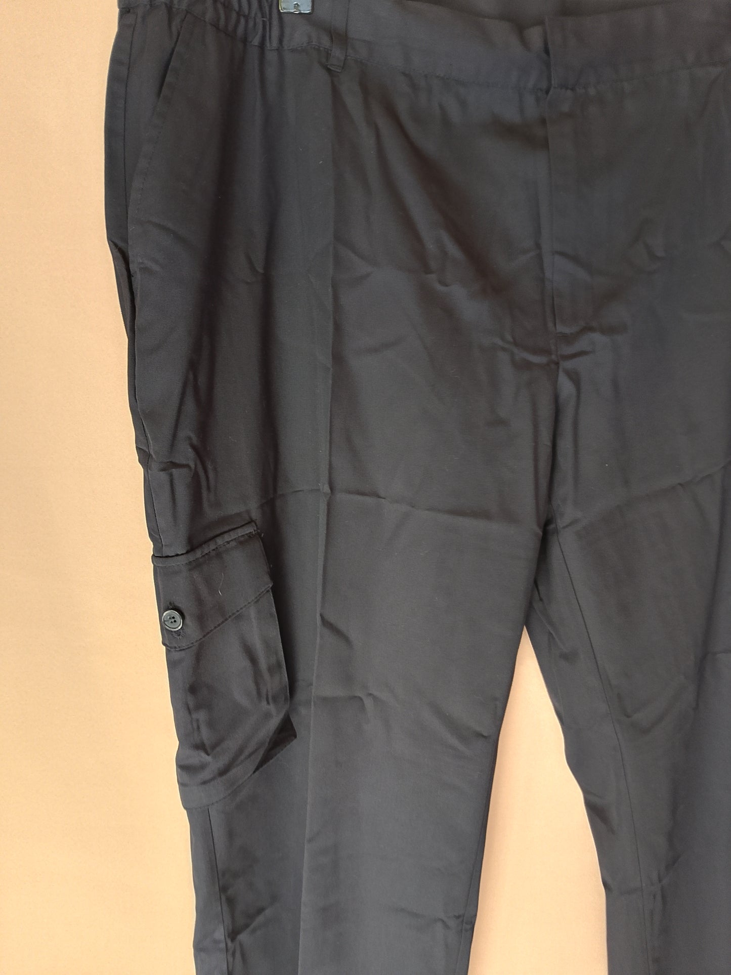 Pantaloni El Corte Inglés, Mărimea 58 - Cargo, Gri Închis, Produs Nou cu Etichetă!