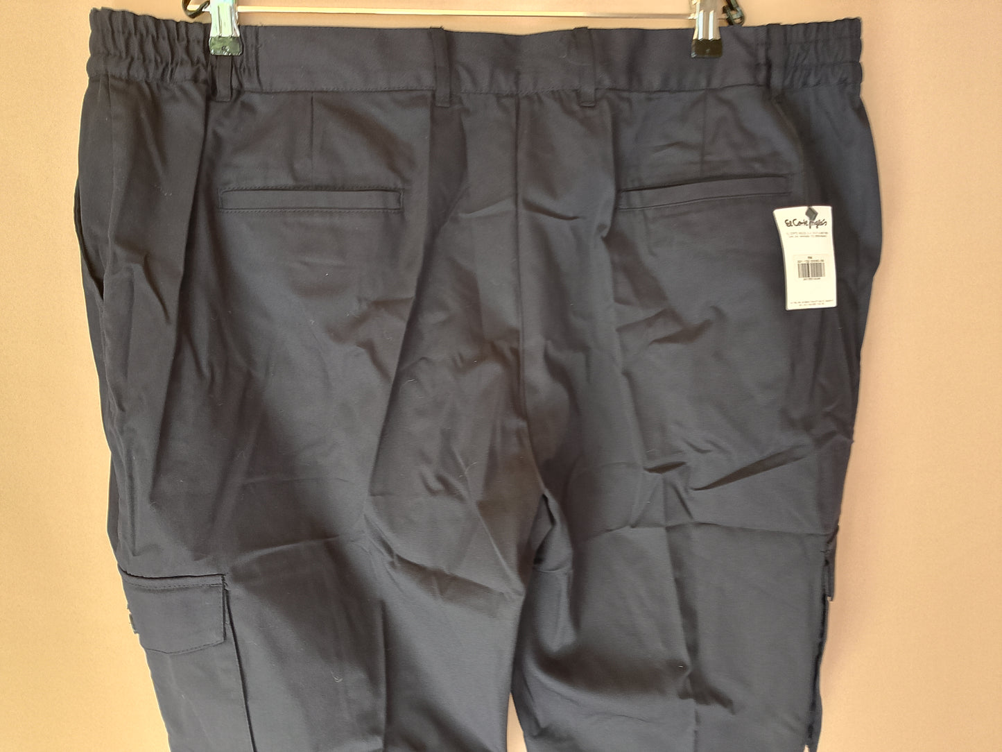 Pantaloni El Corte Inglés, Mărimea 58 - Cargo, Gri Închis, Produs Nou cu Etichetă!