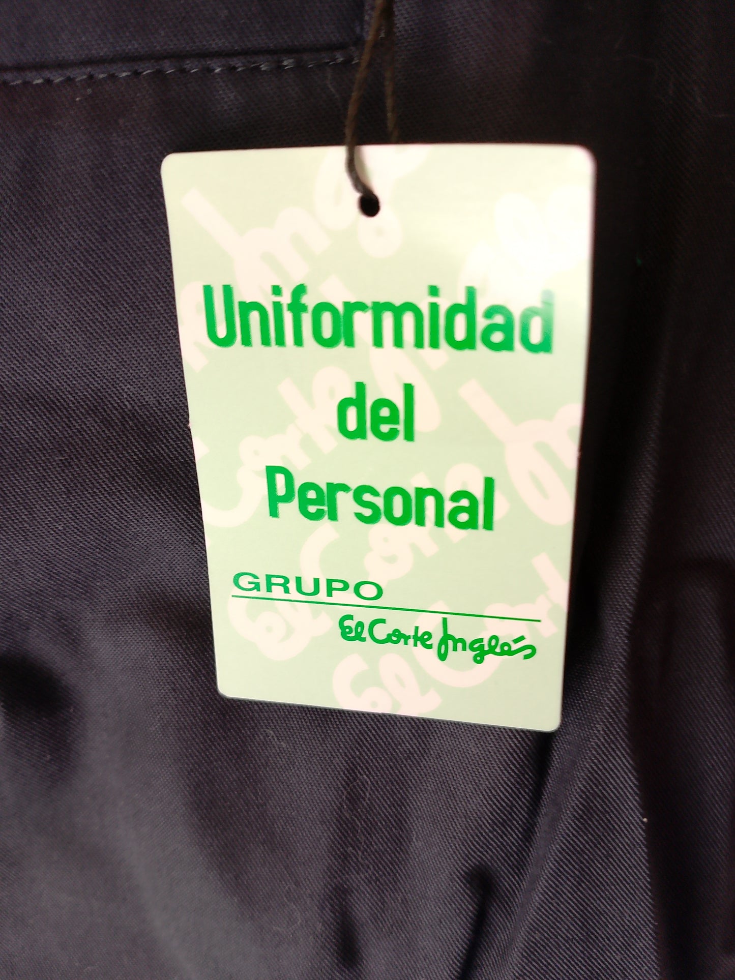 Pantaloni El Corte Inglés, Mărimea 58 - Cargo, Gri Închis, Produs Nou cu Etichetă!