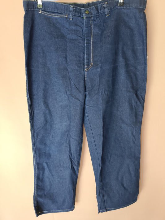 Blugi clasici din denim albastru – mărimea 38, fabricați în SUA