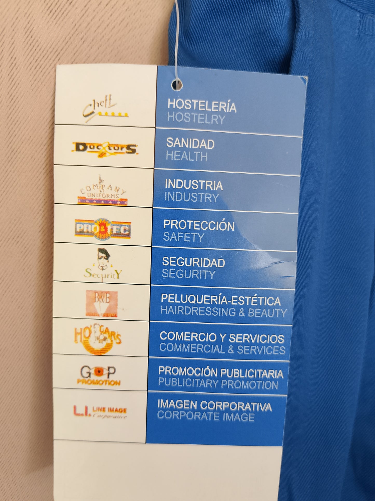 Pantaloni de lucru Joma's Uniformes, model "en servicio".  Marime M. Performanță și stil, chiar și la muncă!