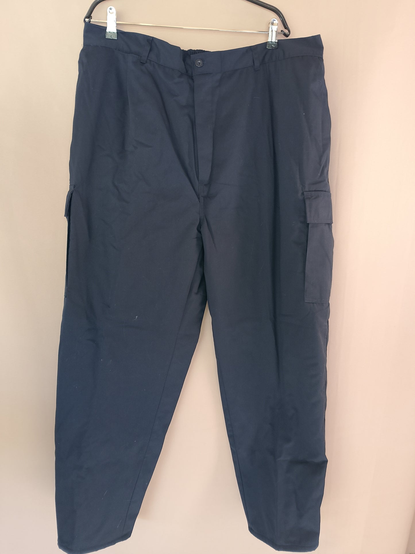 Pantaloni de lucru bleumarin, Mărimea 60 - Grosi si captusiti. Pentru zilele reci.