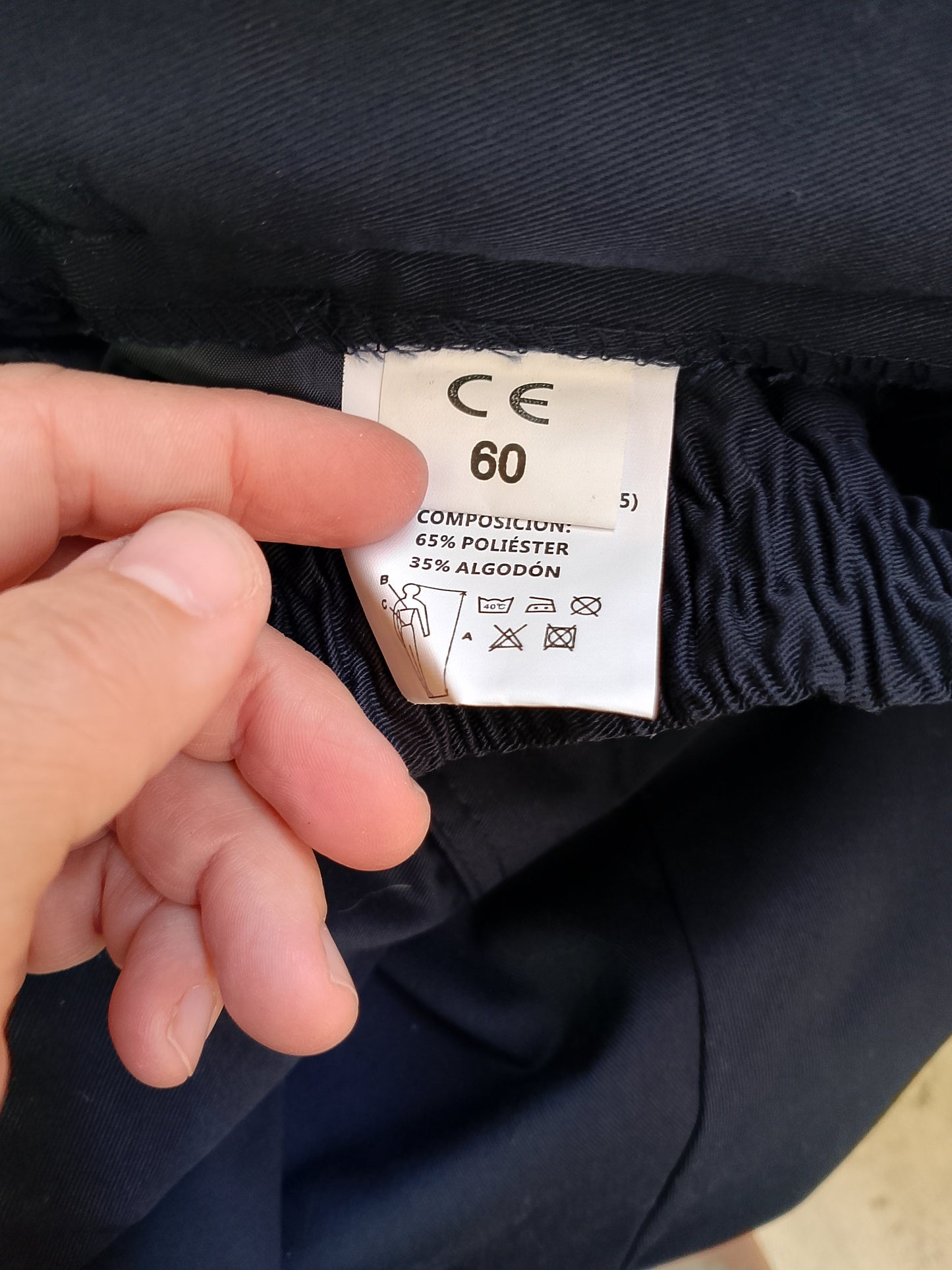Pantaloni de lucru bleumarin, Mărimea 60 - Grosi si captusiti. Pentru zilele reci.