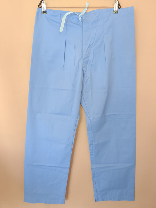 Pantaloni de uniformă medicală/de lucru, albastru deschis, Mărimea M - Confort și igienă în orice mediu de lucru!