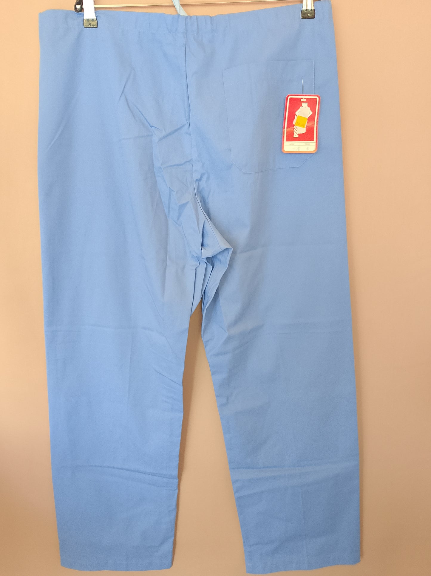 Pantaloni de uniformă medicală/de lucru, albastru deschis, Mărimea M - Confort și igienă în orice mediu de lucru!