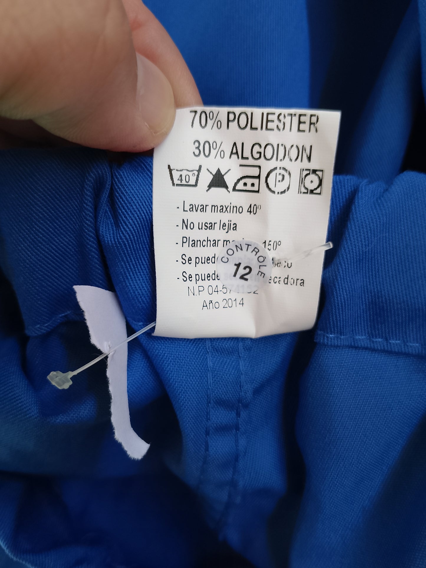 Pantaloni de lucru El Corte Inglés, albastru intens - Confort și rezistență pentru profesioniști!