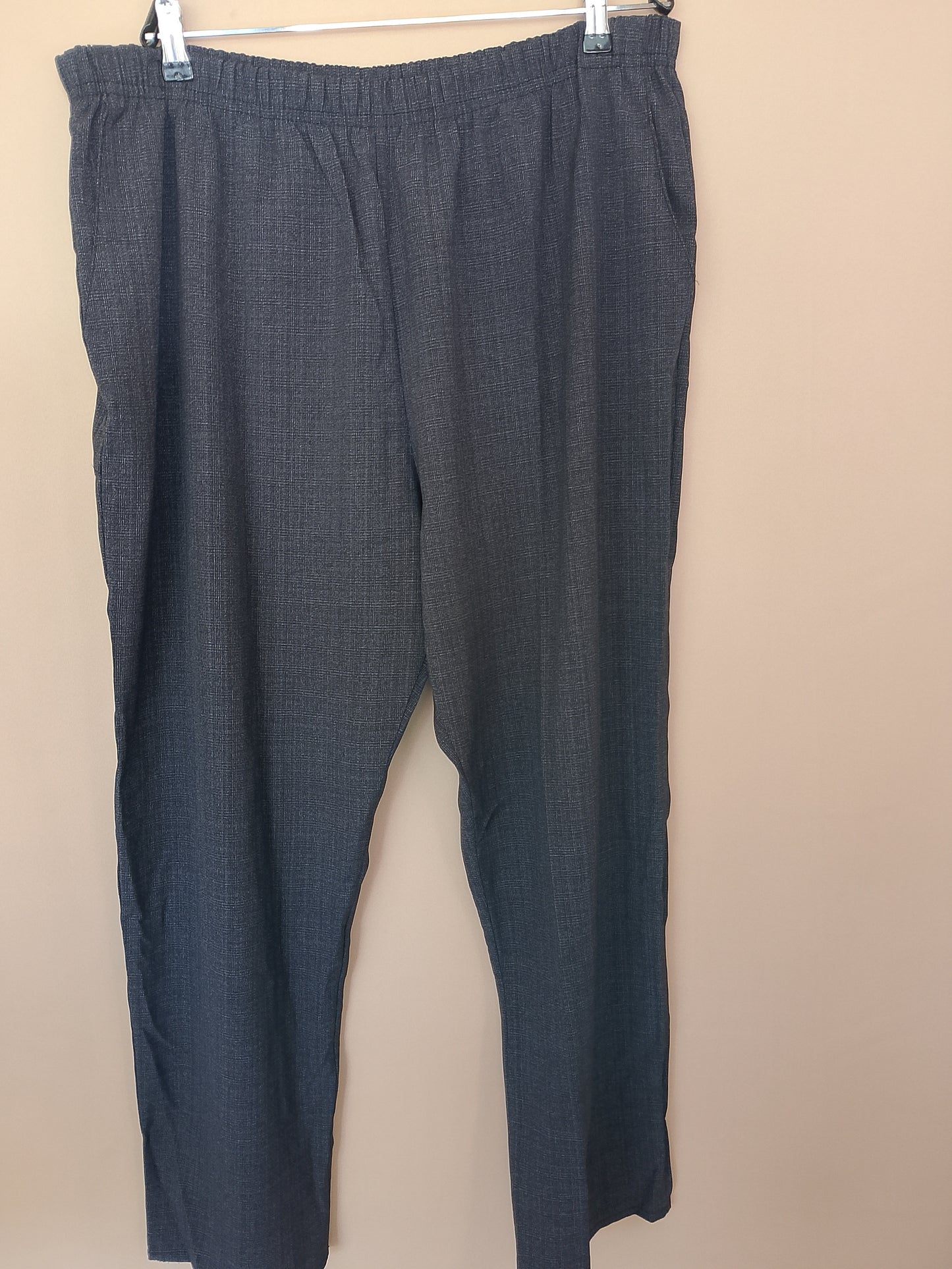 Pantaloni de damă casual, cu textură plisată, talie elastică - Confort și stil pentru fiecare zi!