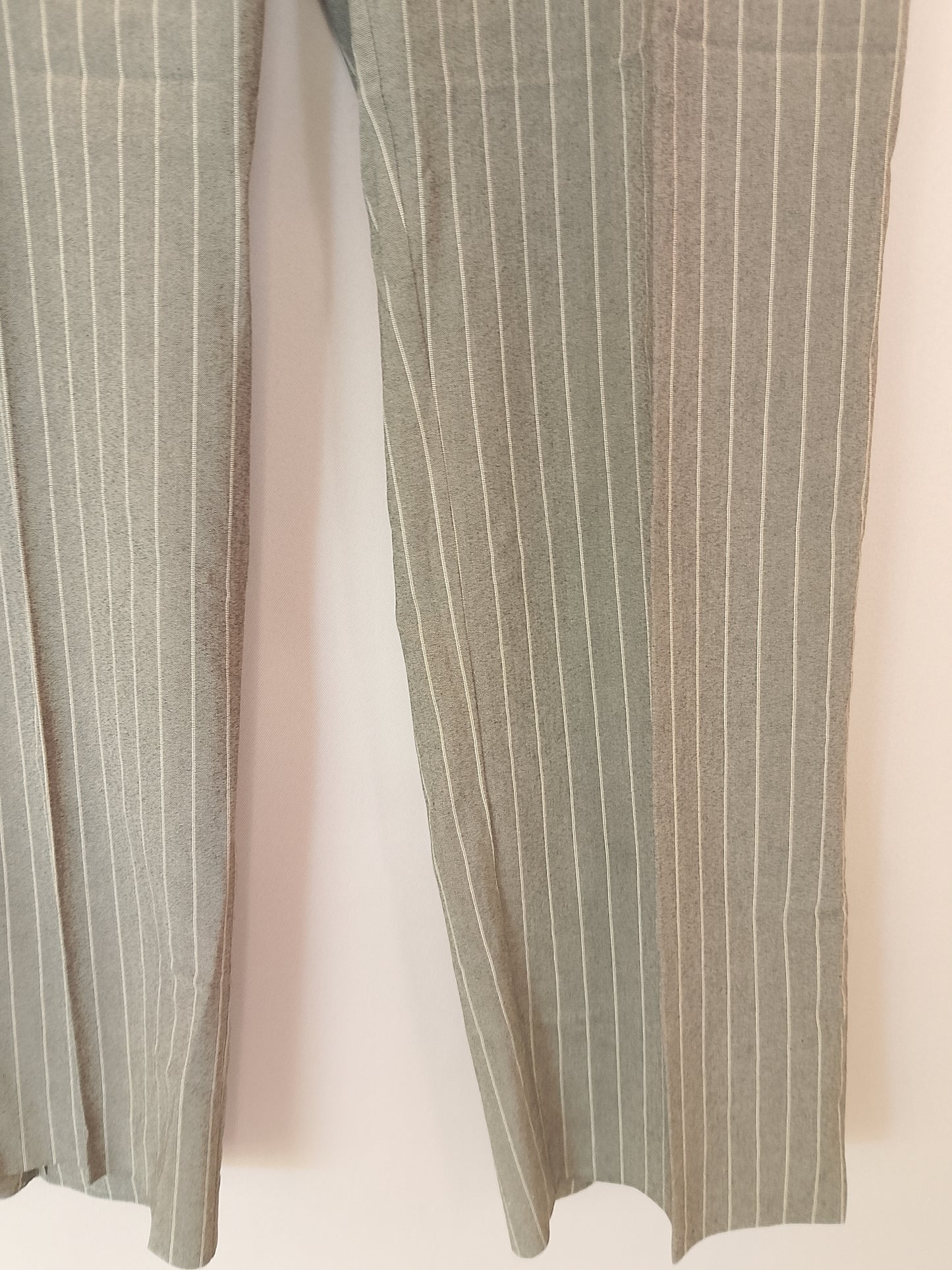Pantaloni eleganți de damă Savannah, cu dungi, bej/maro, mărimea 42 - Noi, cu etichetă!