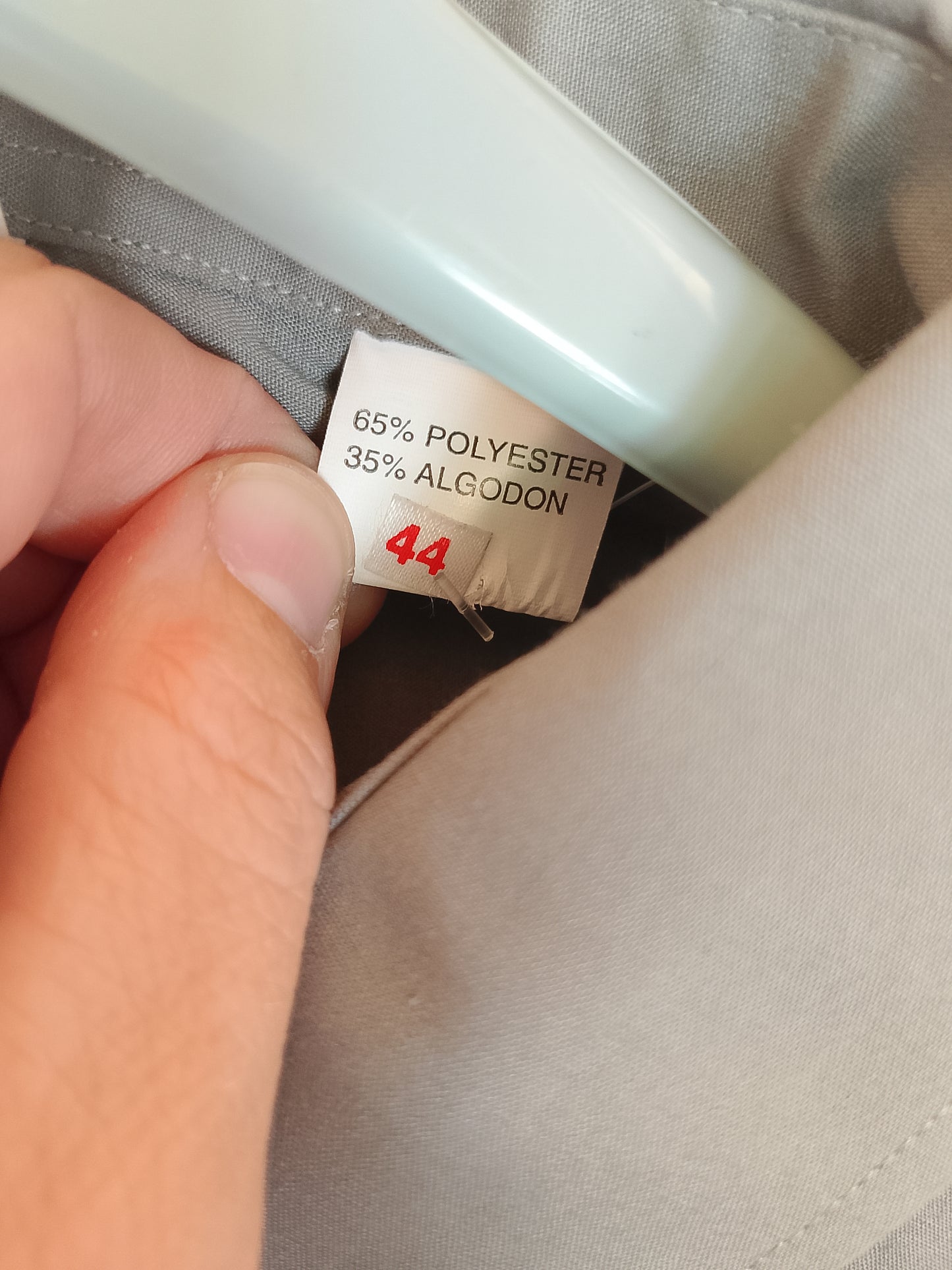 Cămașă/Bluză de lucru, gri-oliv, mărimea 44 - Nouă, cu etichetă!