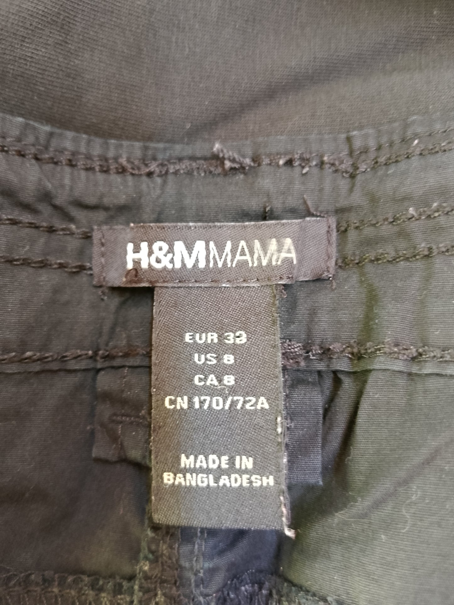 Pantaloni de gravidă H&M, colecția MAMA, negri, mărimea 38