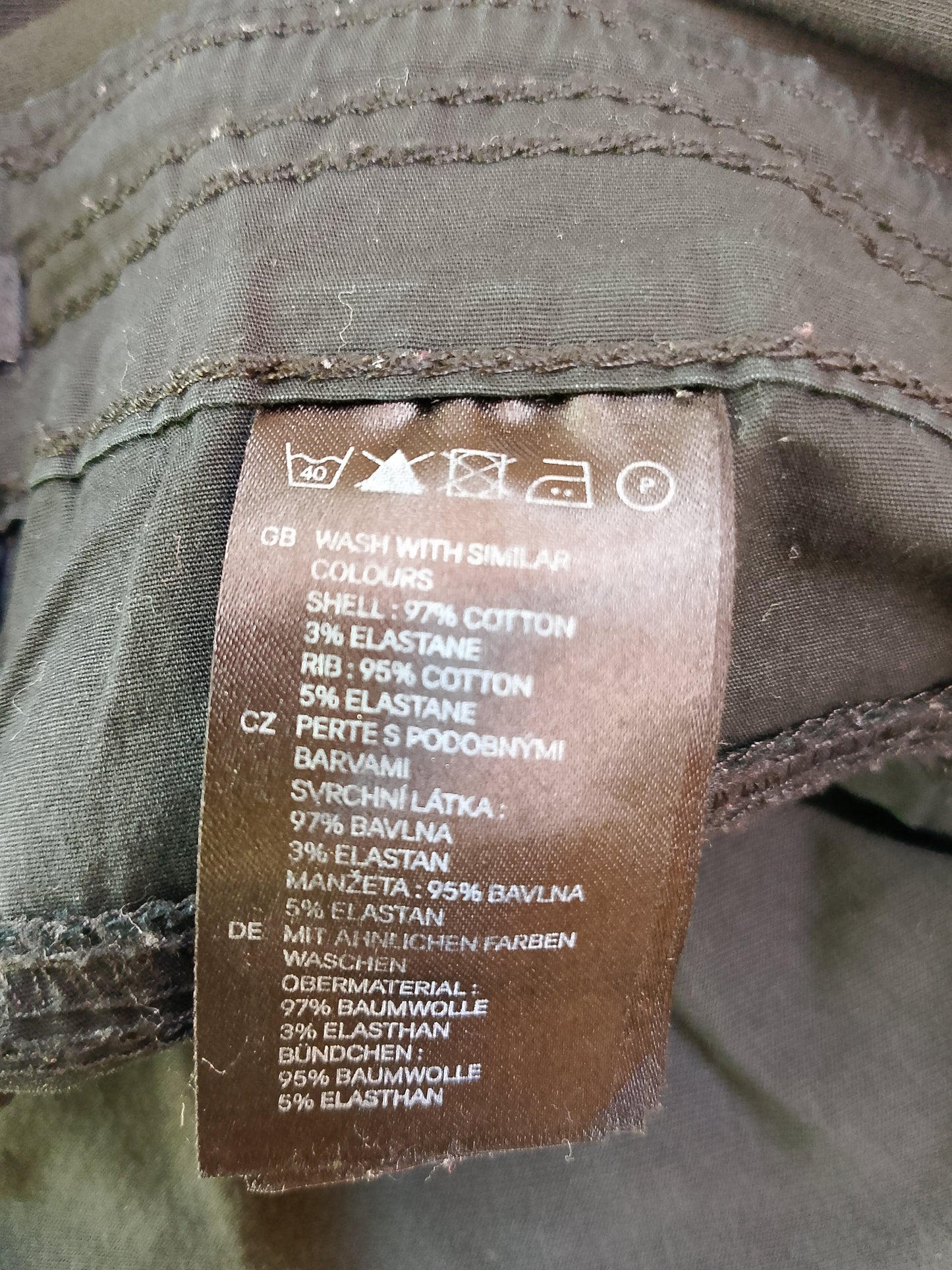 Pantaloni de gravidă H&M, colecția MAMA, negri, mărimea 38