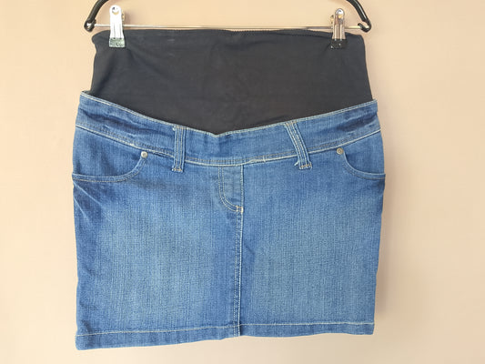 Fustă de Blugi de Sarcină Calinkain, Mărimea 38 - Stil Clasic și Confort pentru Zilele Călduroase!