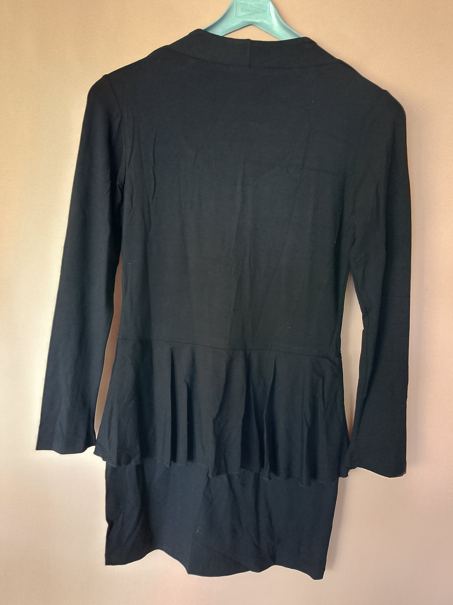 Top/Rochie Mini Steilmann, Tip Peplum - Eleganță Clasic Neagră!
