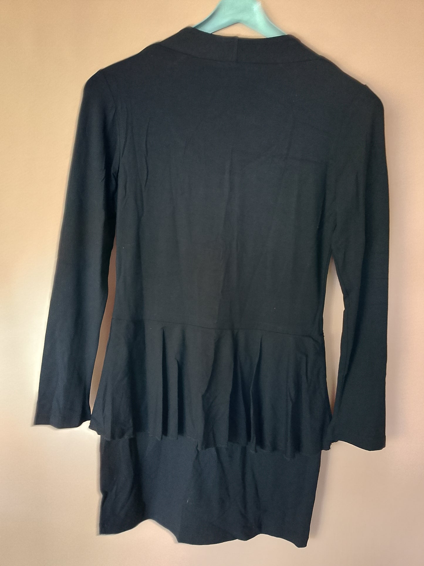 Top/Rochie Mini Steilmann, Tip Peplum - Eleganță Clasic Neagră!