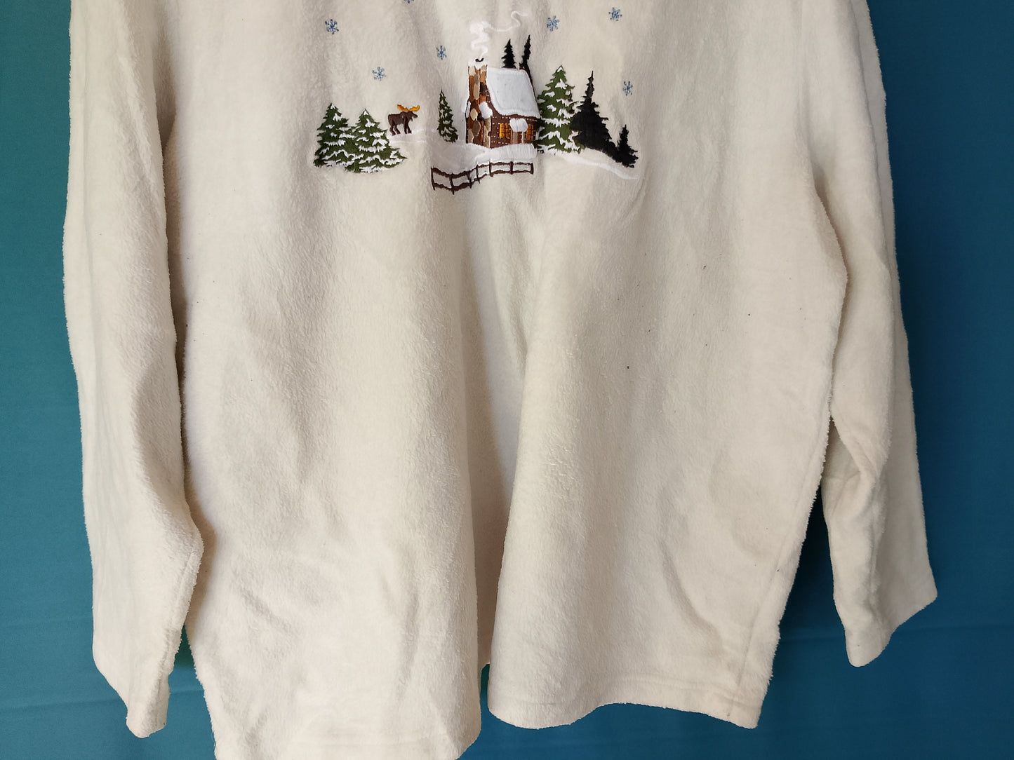 Păstrează-ți confortul și stilul cu acest hanorac fleece Croft & Barrow! Marime 2X