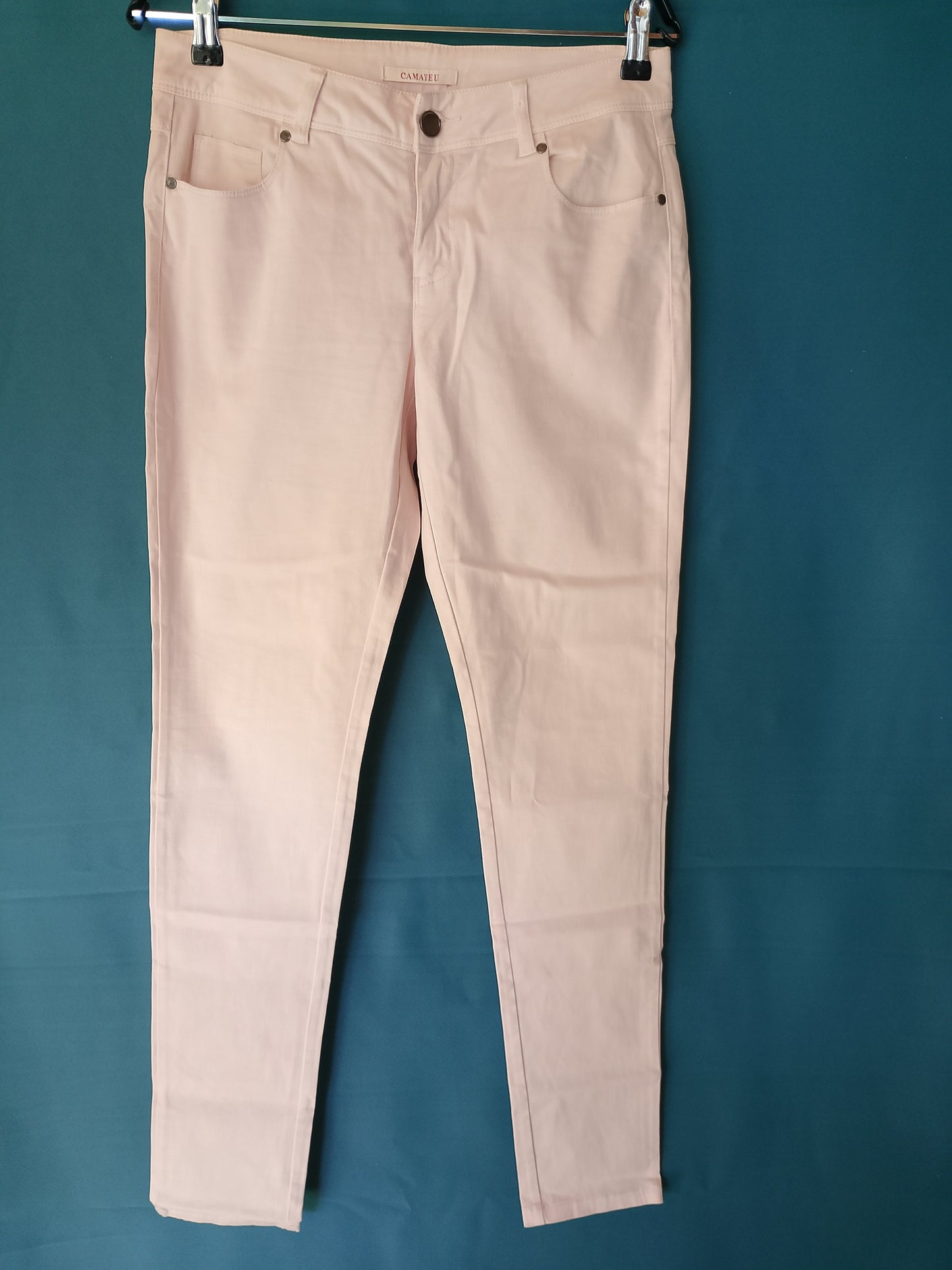 Blugi skinny roz deschis 'CAMAIEU', mărimea 38 - Perfect pentru ținute casual chic!