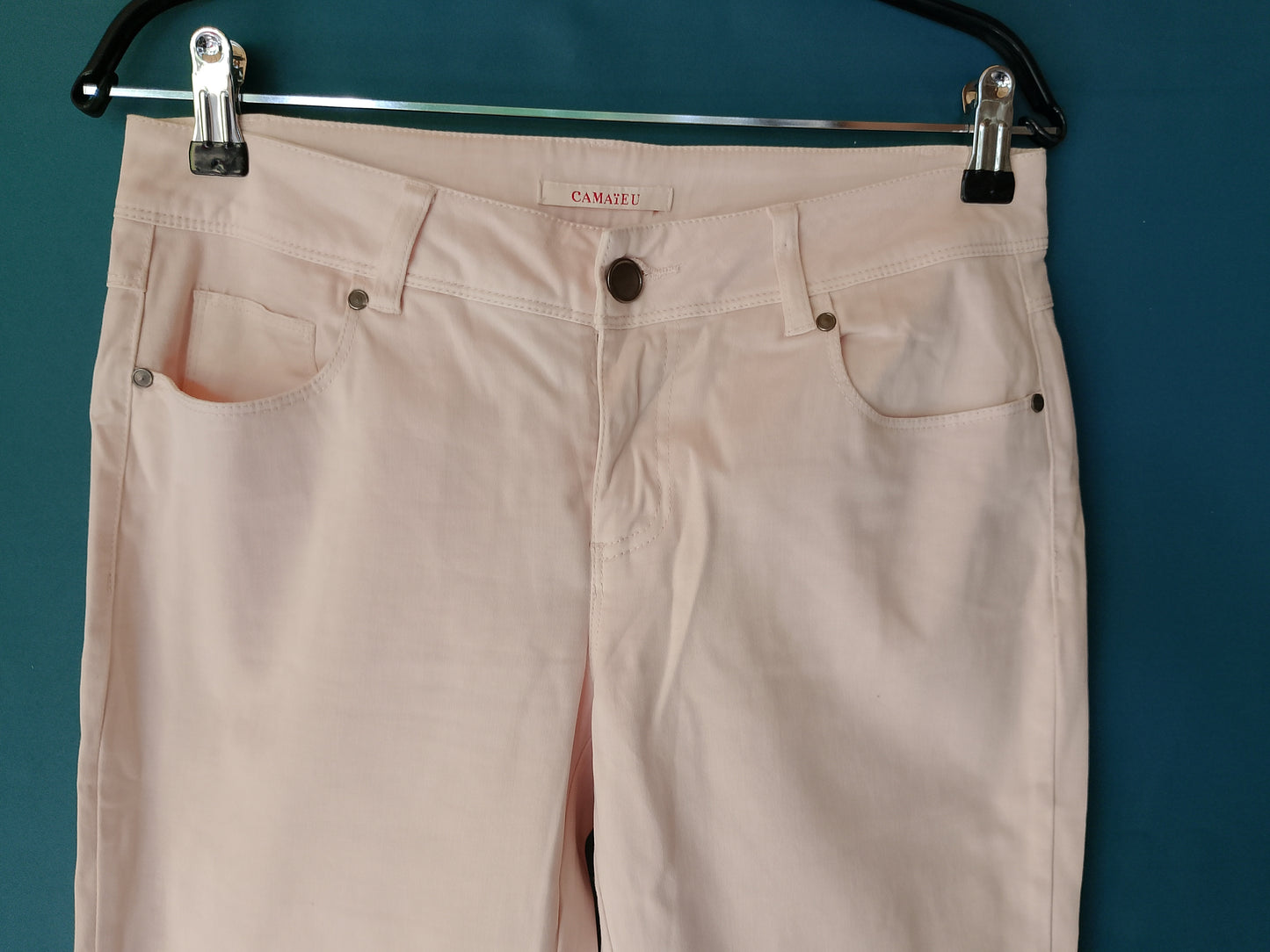 Blugi skinny roz deschis 'CAMAIEU', mărimea 38 - Perfect pentru ținute casual chic!