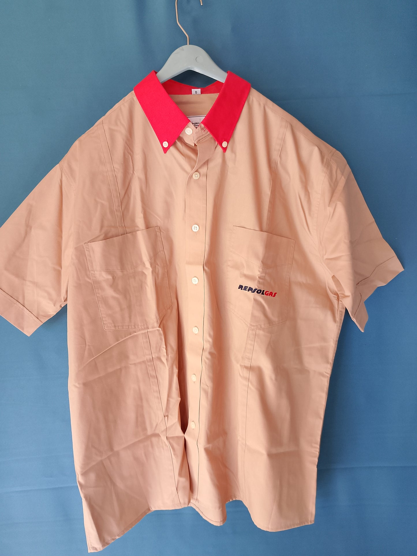 Cămașă Uniformă Repsol Gas, design clasic, mărimea G - Stare bună!
