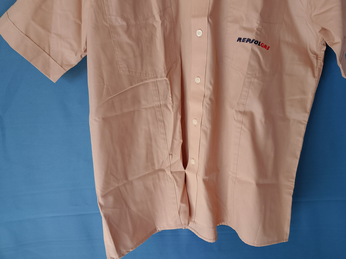 Cămașă Uniformă Repsol Gas, design clasic, mărimea G - Stare bună!
